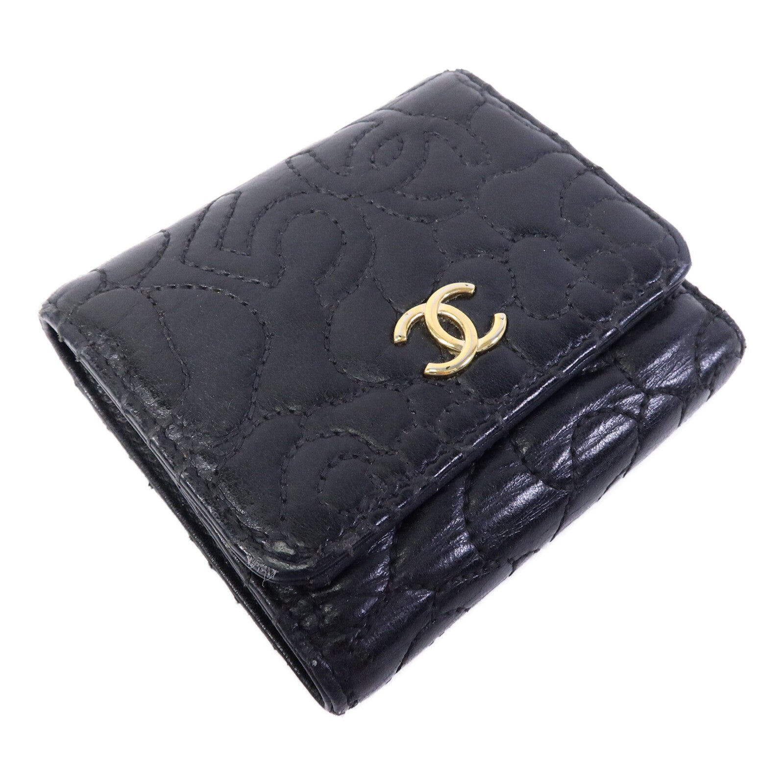 CHANEL 牛皮皮革 Fold Wallet錢包
