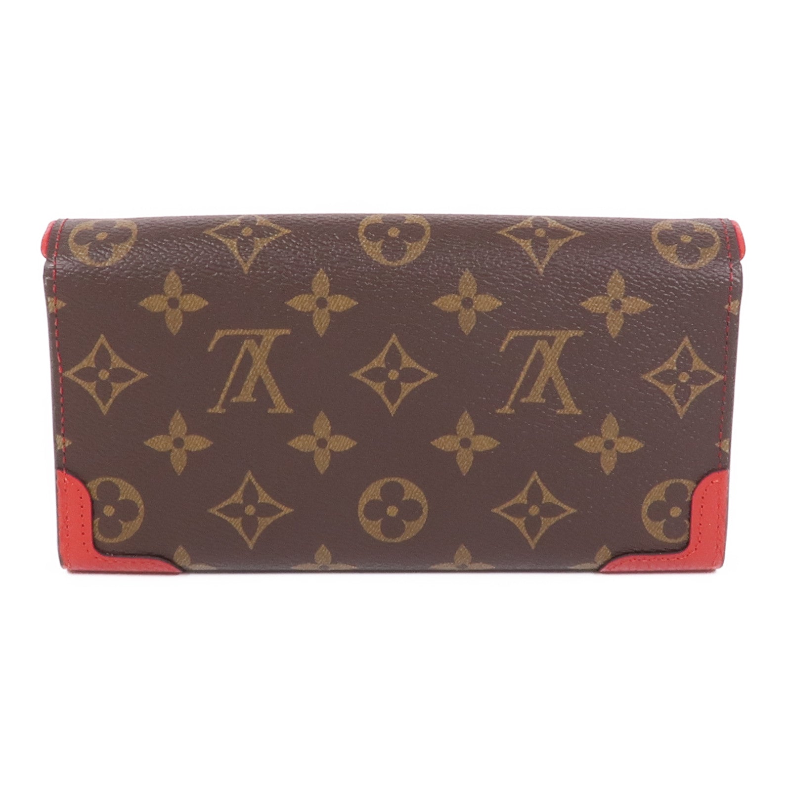 LOUIS VUITTON Monogram Sarah Retiro金扣長錢包