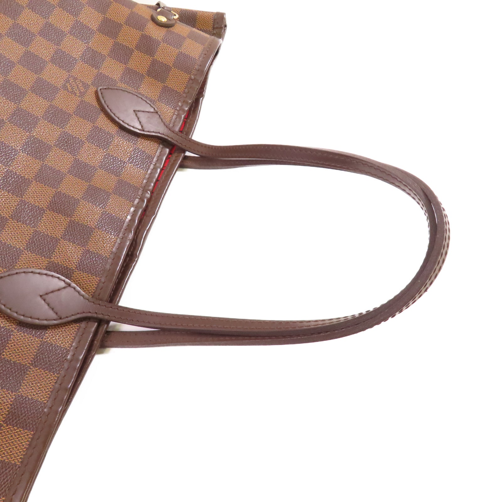 LOUIS VUITTON 【激減優惠】Damier Ebene Neverfull GM Tote Bag金扣肩背袋啡色