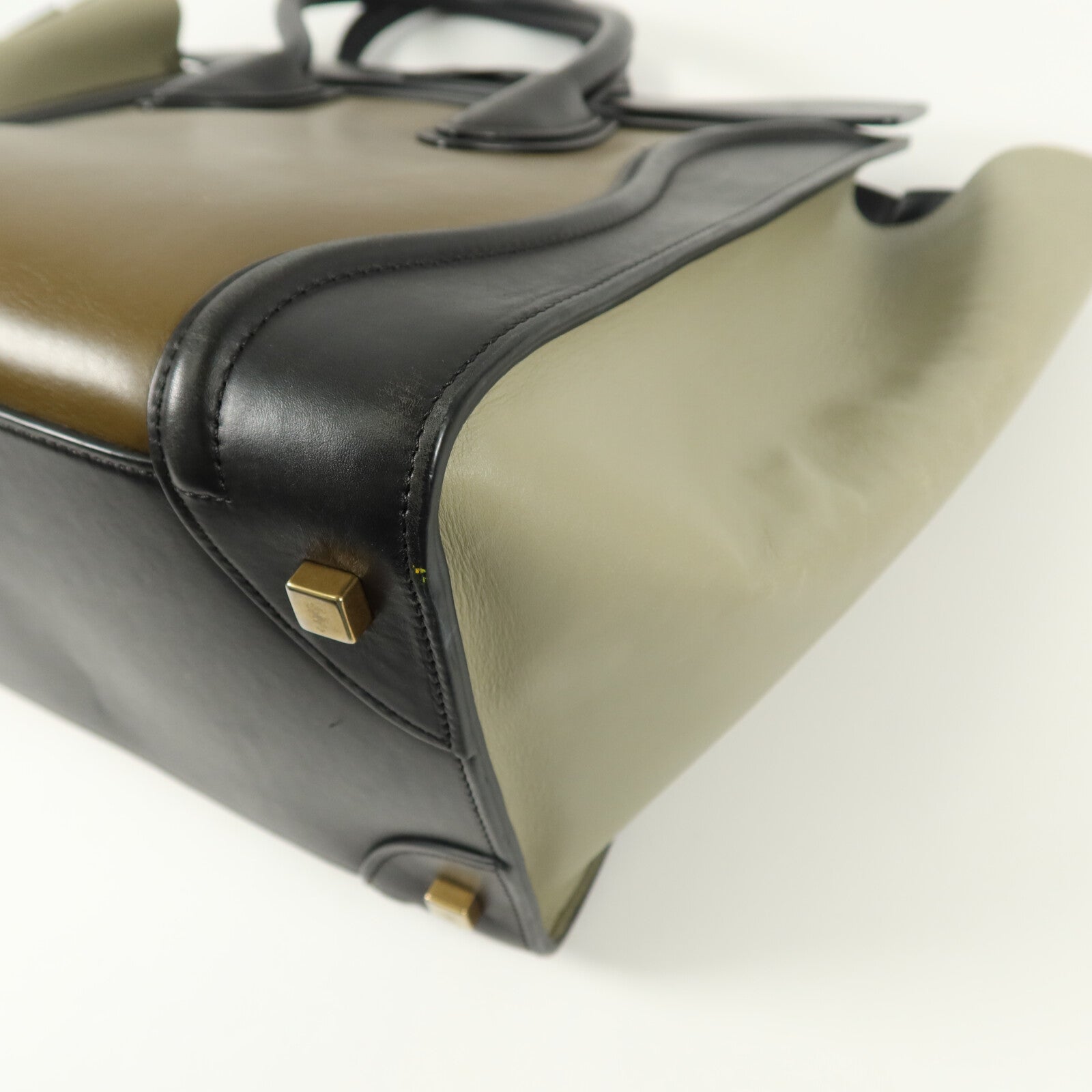 CELINE 牛皮皮革Mini Luggage手挽袋
