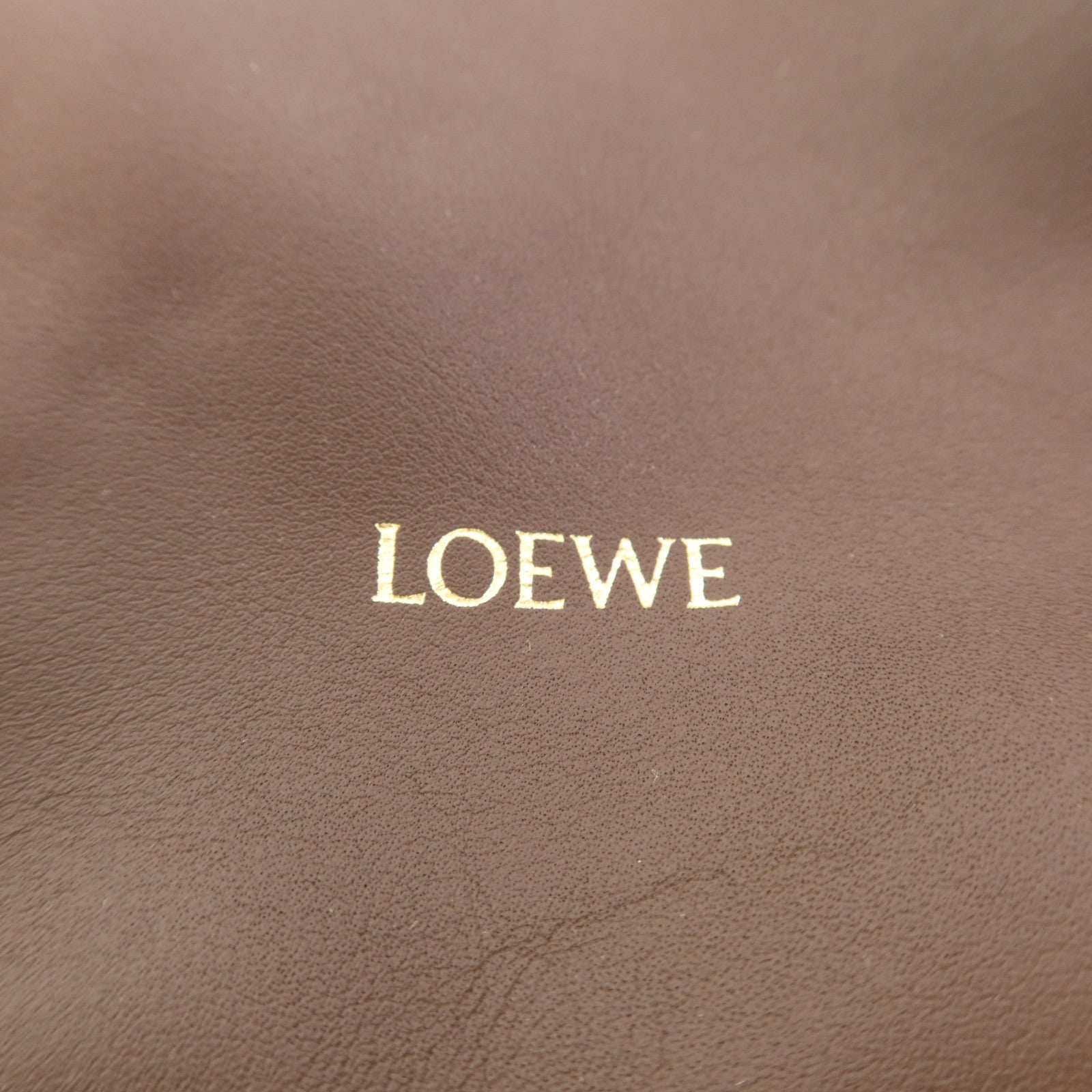 LOEWE 牛皮皮革Mini Flamenco Clutch金扣手拿包
