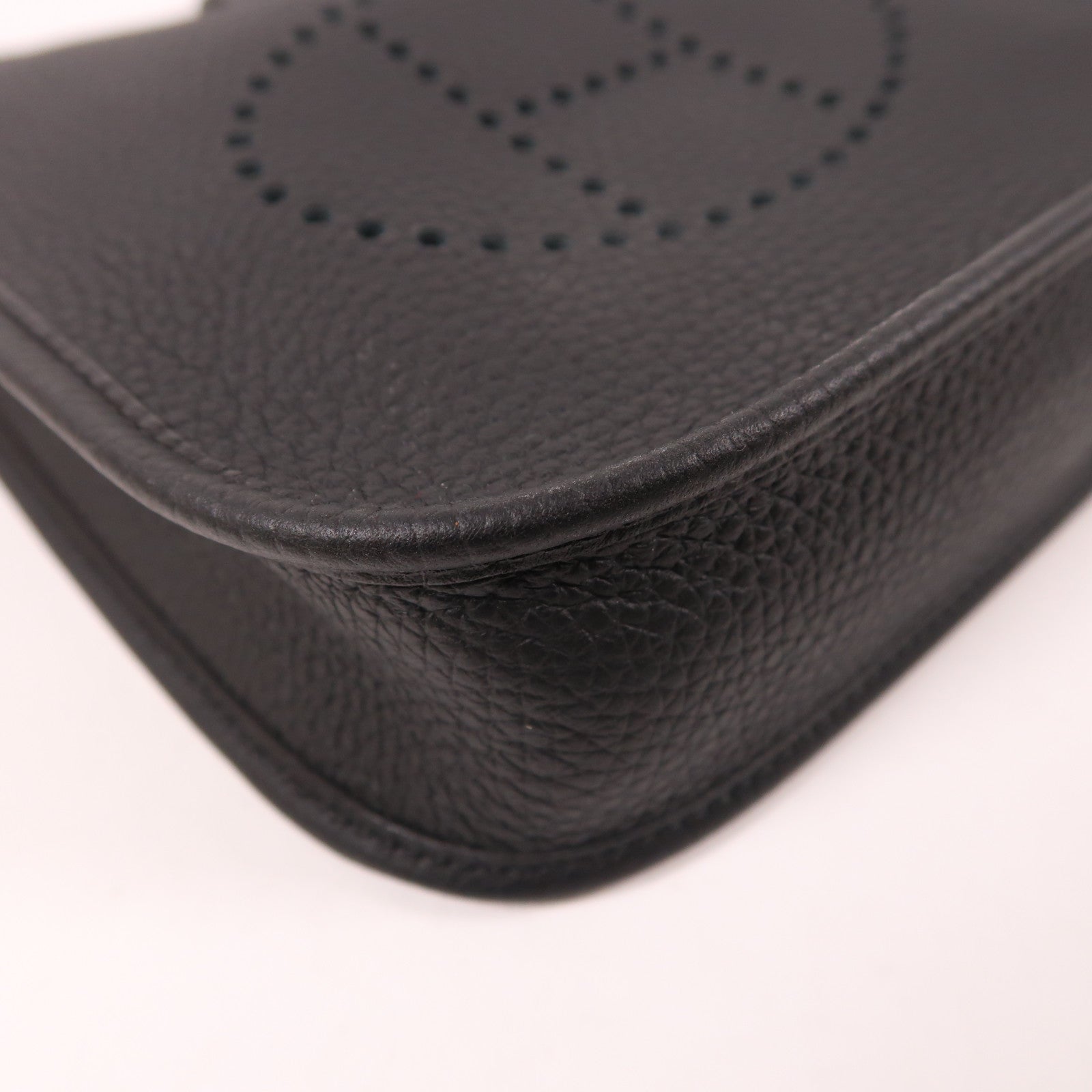 HERMES Clemence皮革Evelyne TPM銀扣肩背袋