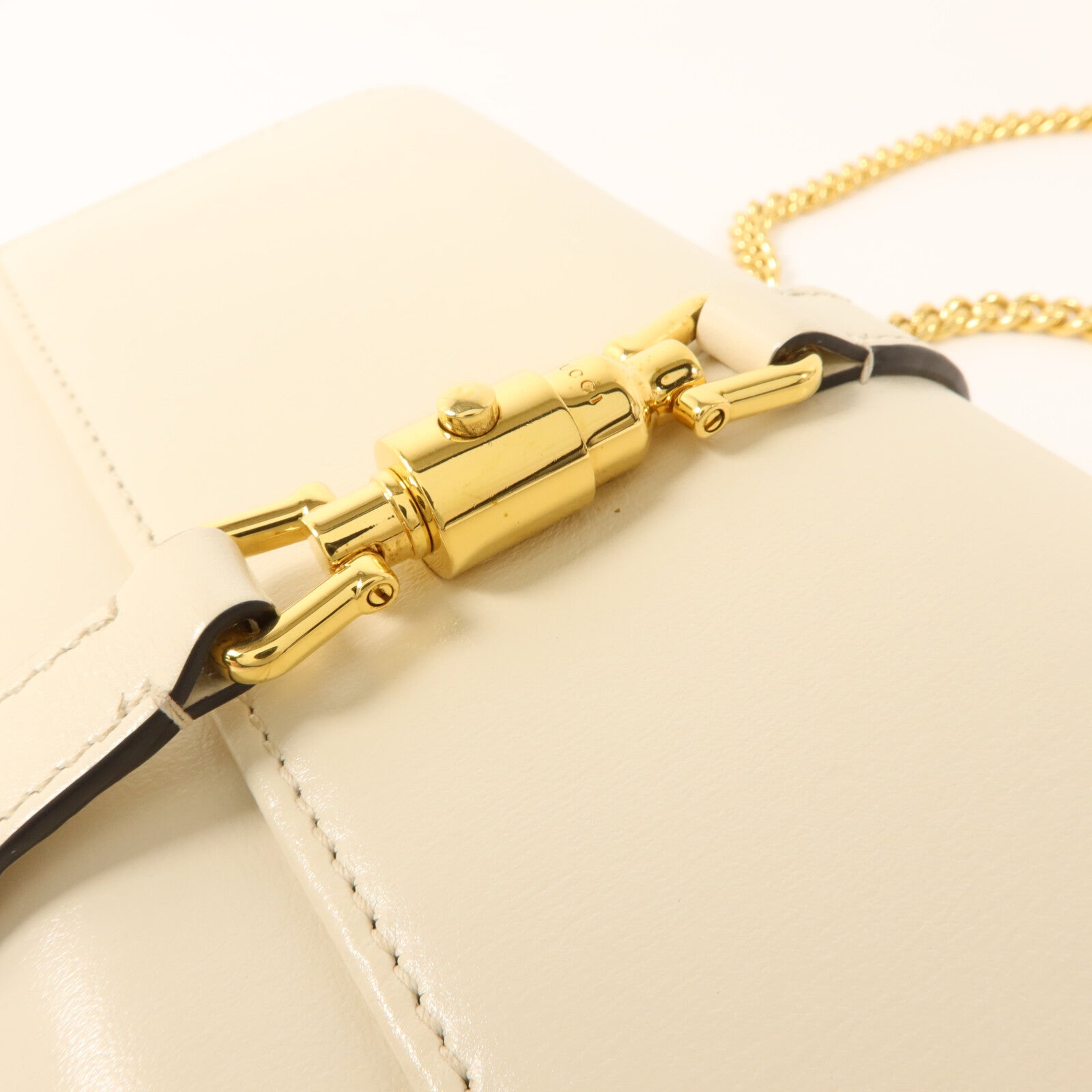 GUCCI 牛皮皮革Wallet With Chain鏈帶肩背袋