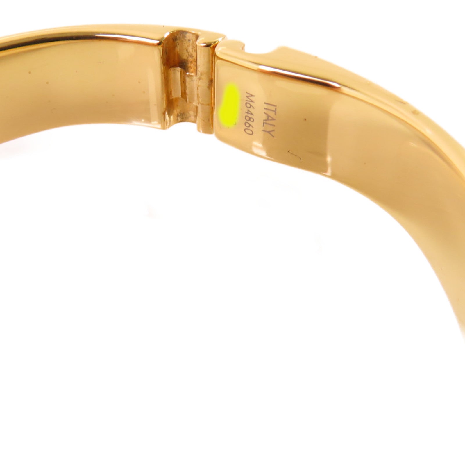 LOUIS VUITTON 金屬/水鑽Nanogram Strass Bracelet S金扣手镯