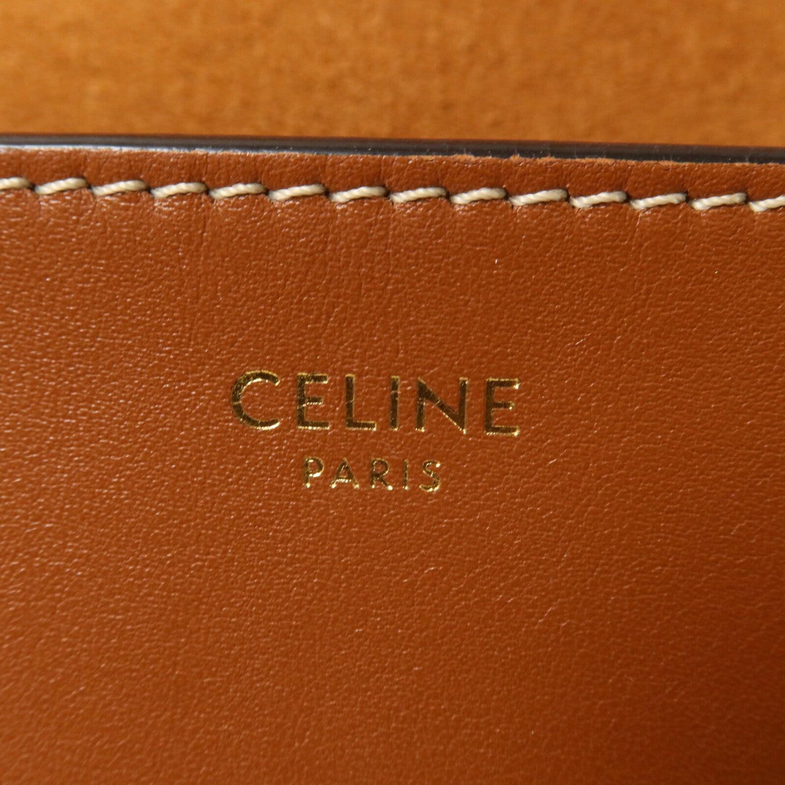 CELINE 牛皮皮革Folco Cuir Triomphe肩背袋