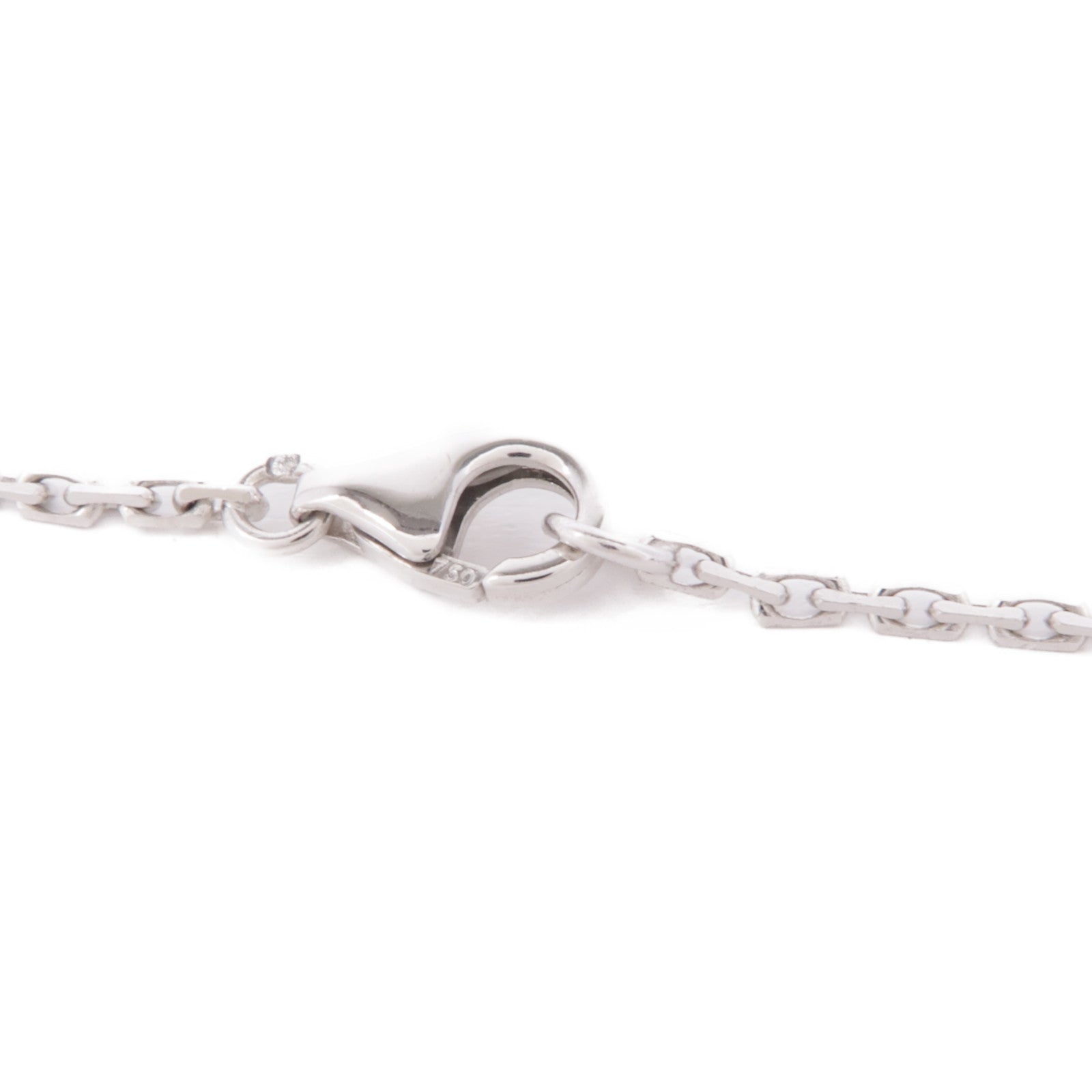 CARTIER Love Diamond Necklace 18K White Gold B7014600