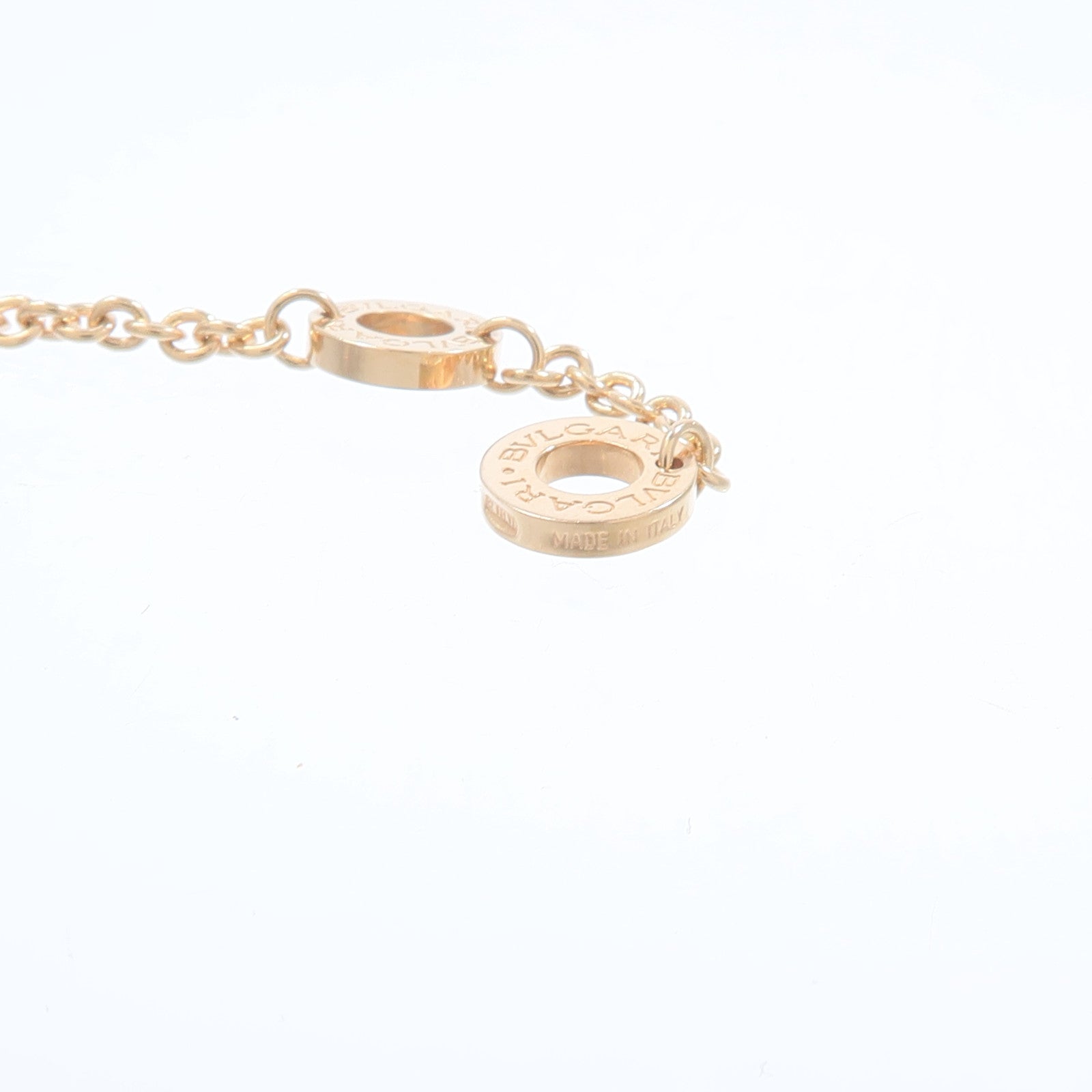 BVLGARI 18K玫瑰金/陶瓷B-Zero 1 Bracelet手鏈