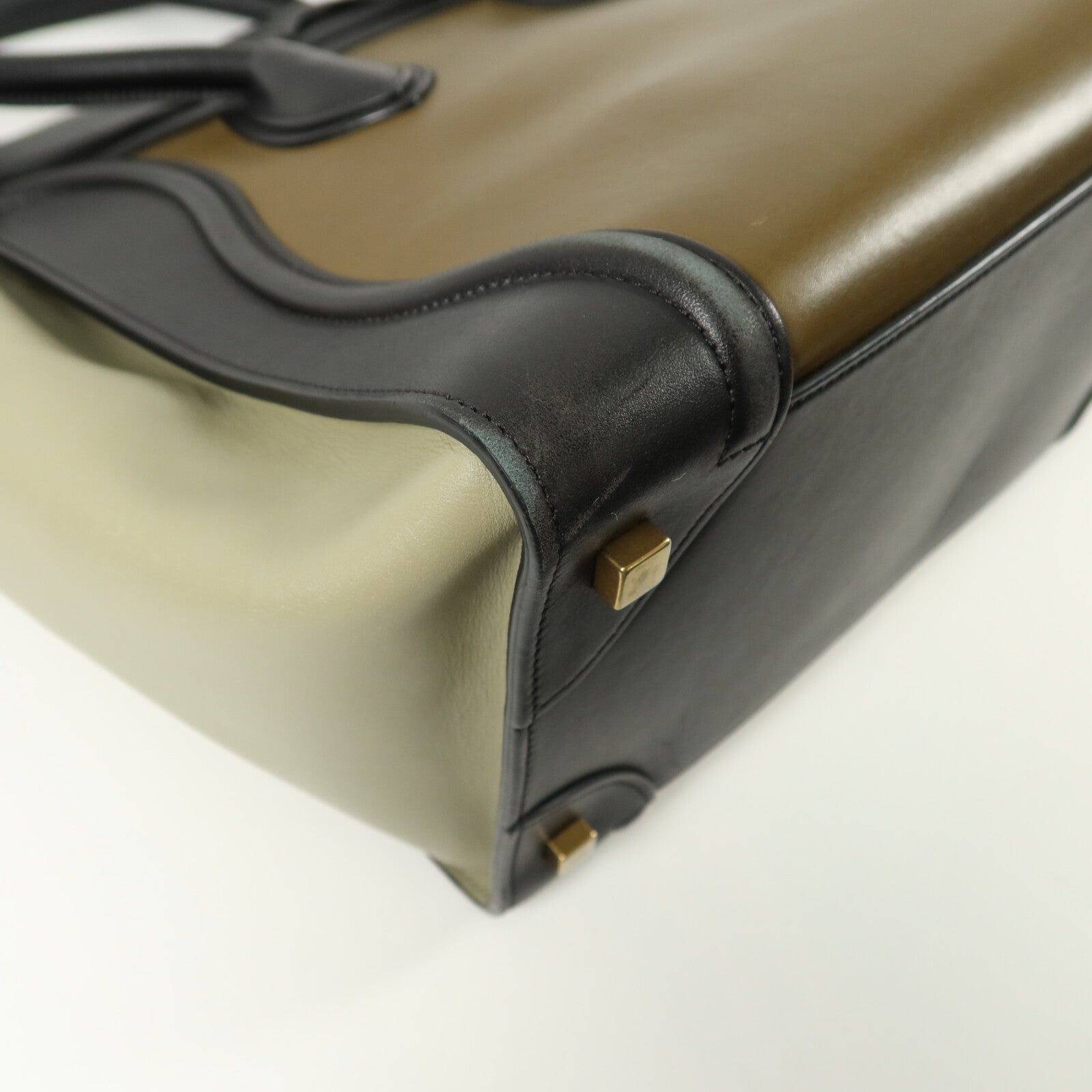 CELINE 牛皮皮革Mini Luggage手挽袋