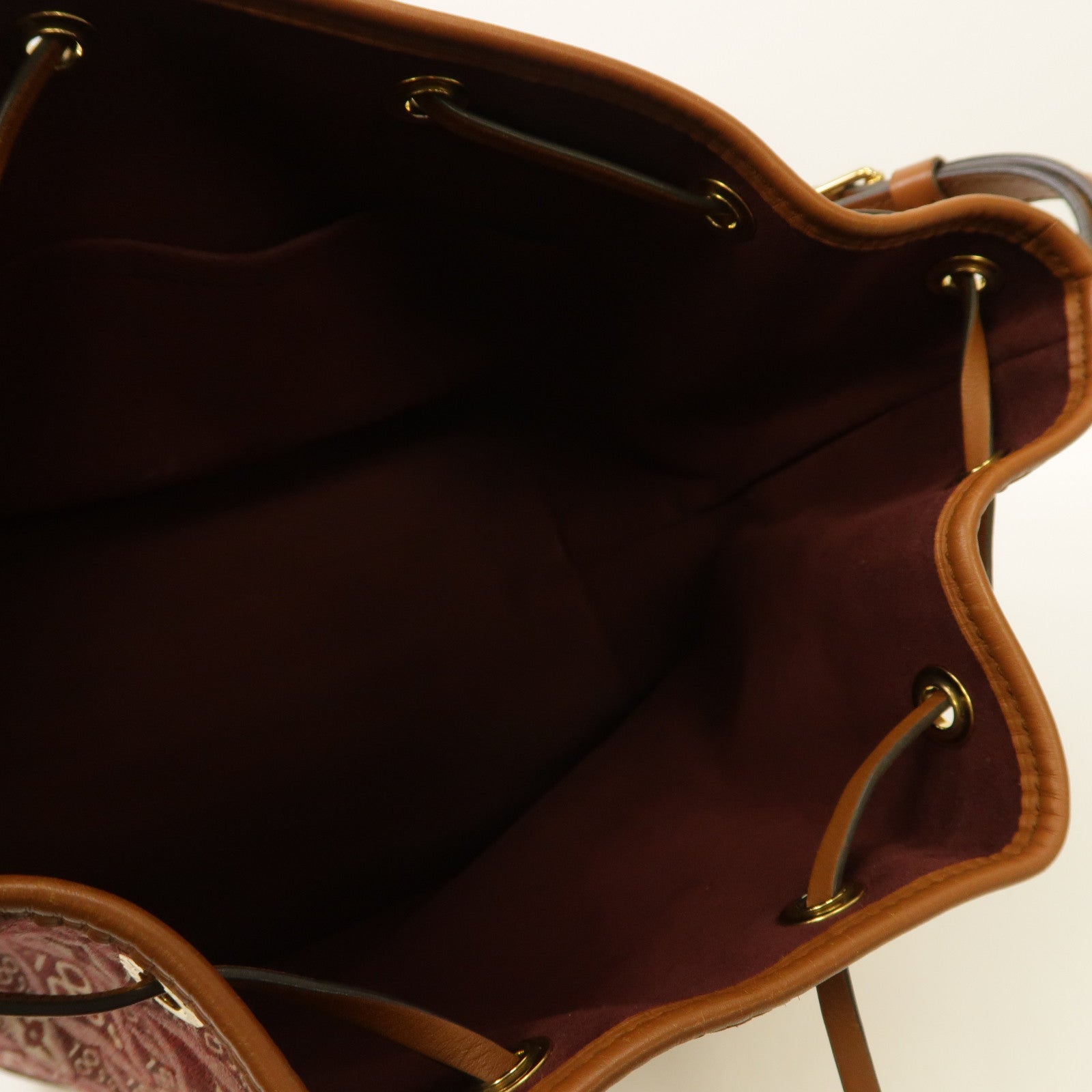 LOUIS VUITTON 【激減優惠】Monogram Jacquard 1854 Petit Noe金扣肩背袋紅色