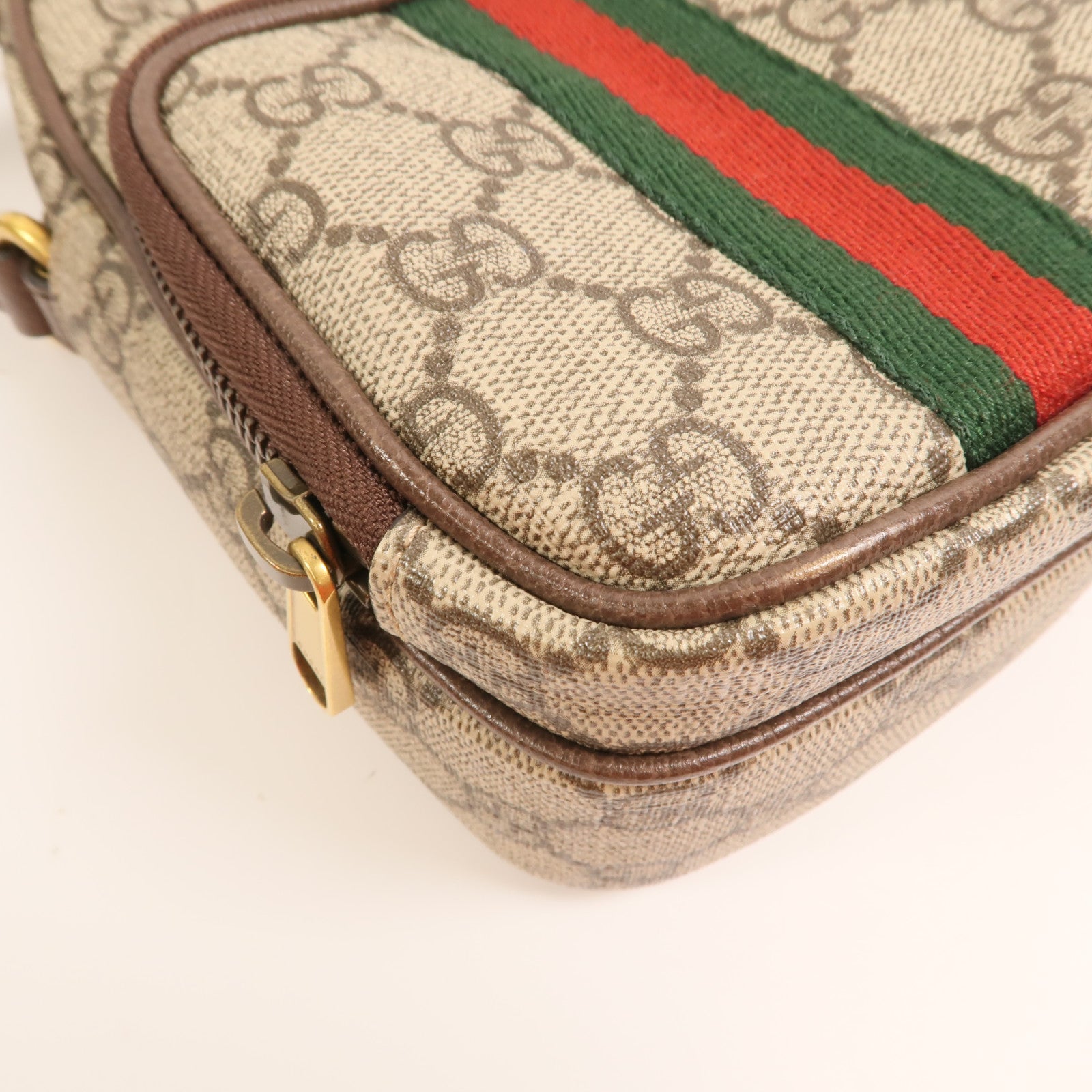 GUCCI 塗層帆布Ophidia MiniBag金扣手挽肩背兩用袋