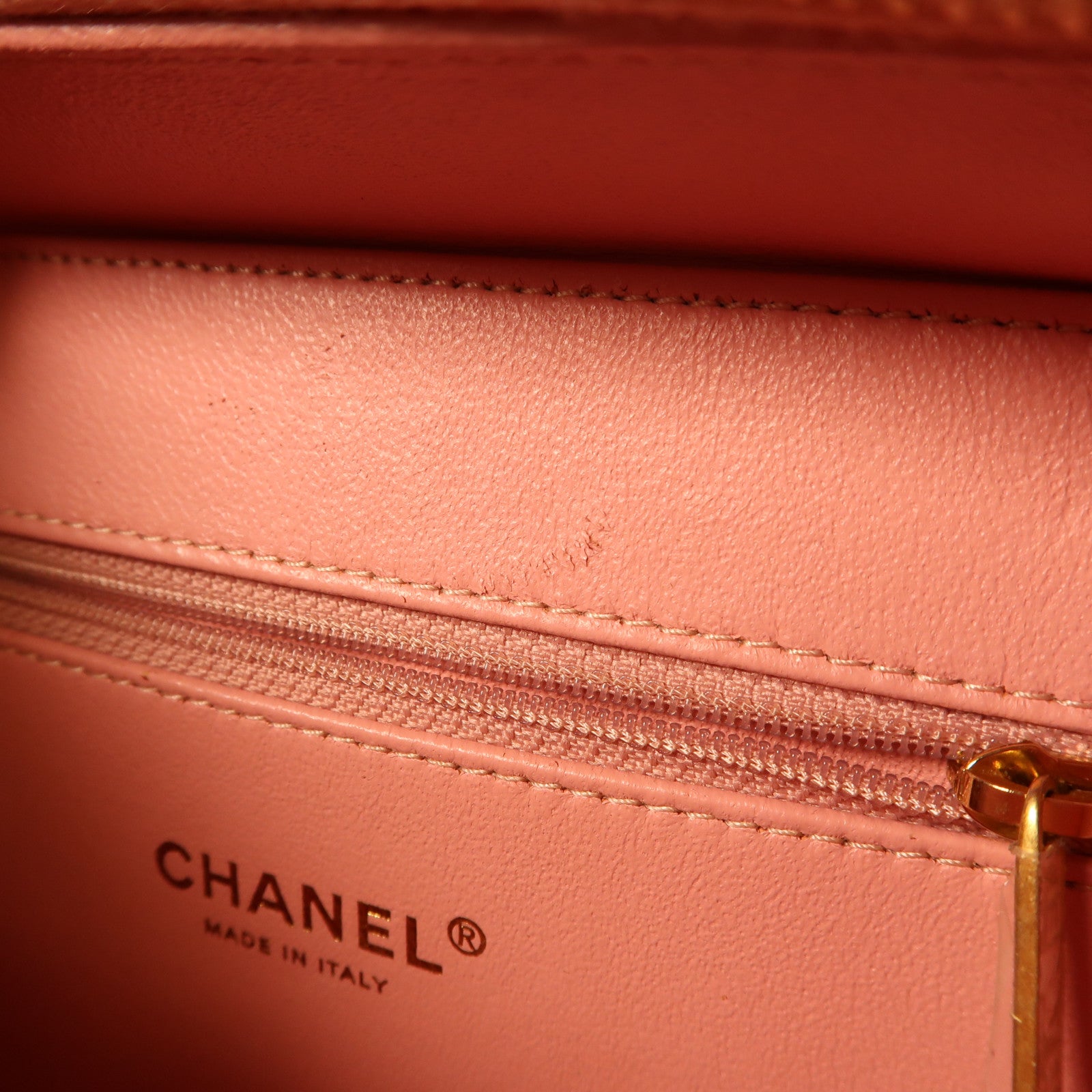 CHANEL 牛皮皮革Vanity Case金扣手挽肩背兩用袋