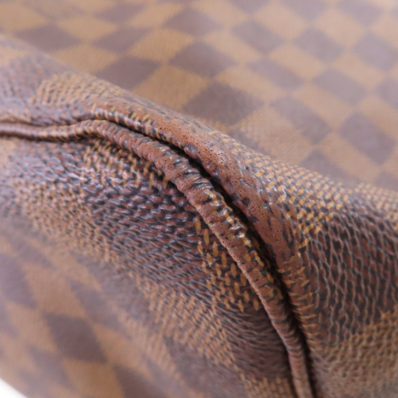 LOUIS VUITTON 【激減優惠】Damier Ebene Neverfull GM Tote Bag金扣肩背袋啡色