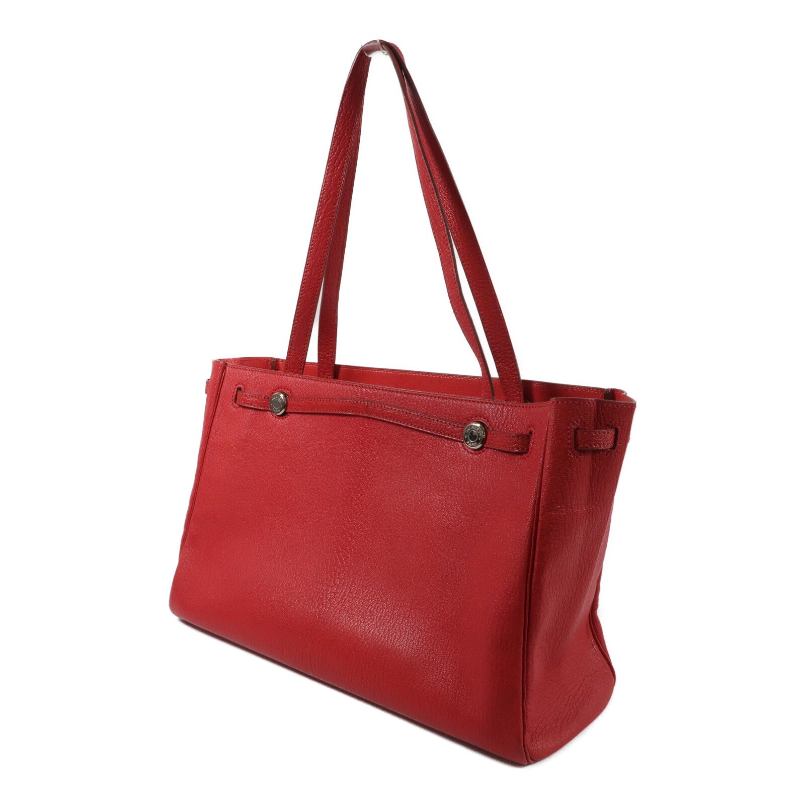 HERMES Fjord皮革Cabana 35肩背袋Rouge H