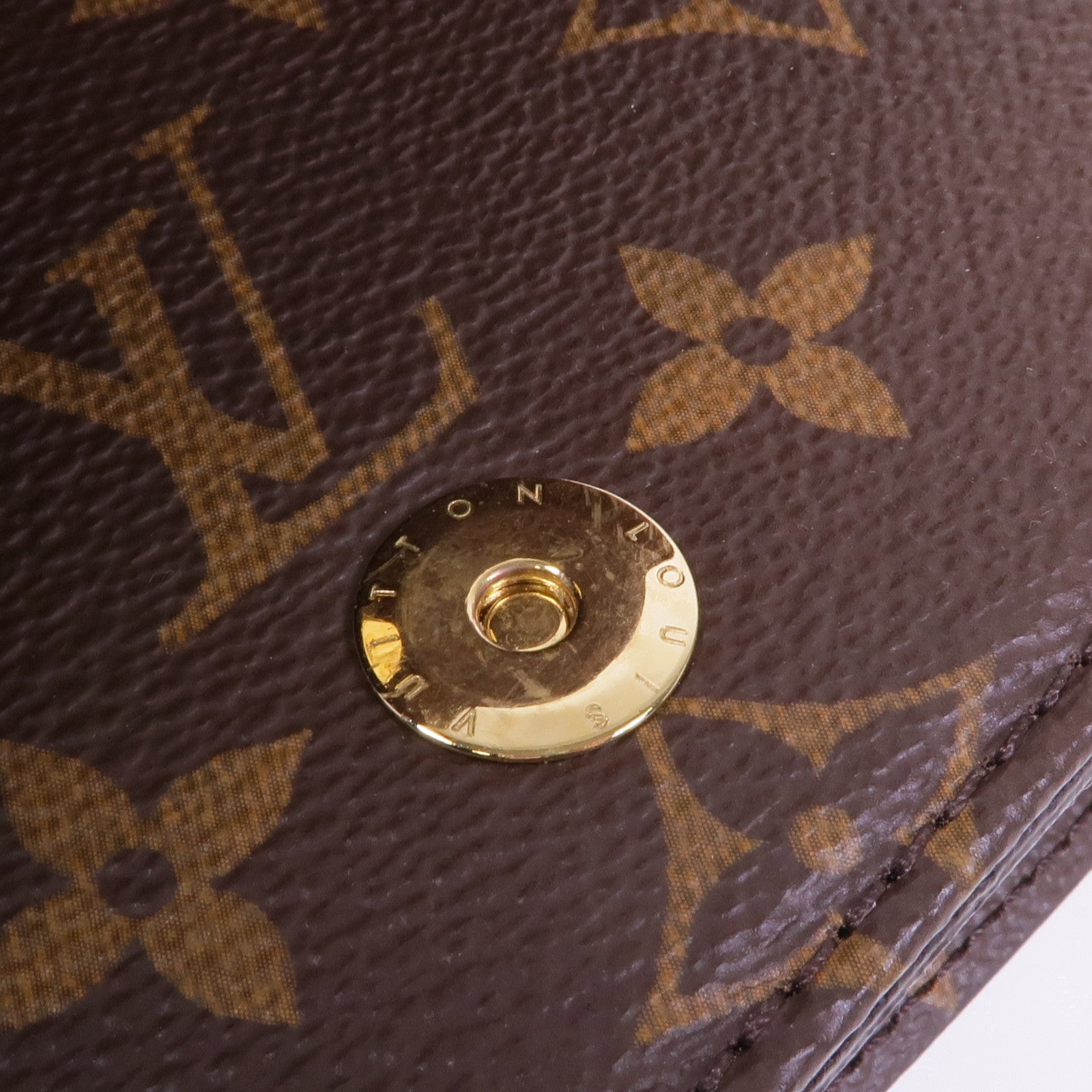LOUIS VUITTON Monogram Wallet On Chain Lily金扣鏈帶肩背袋