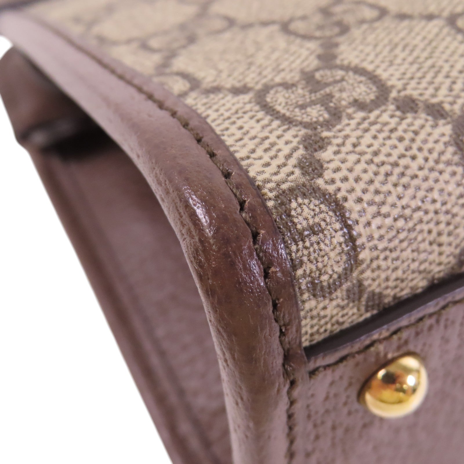 GUCCI 塗層帆布Ophidia金扣手挽肩背兩用袋