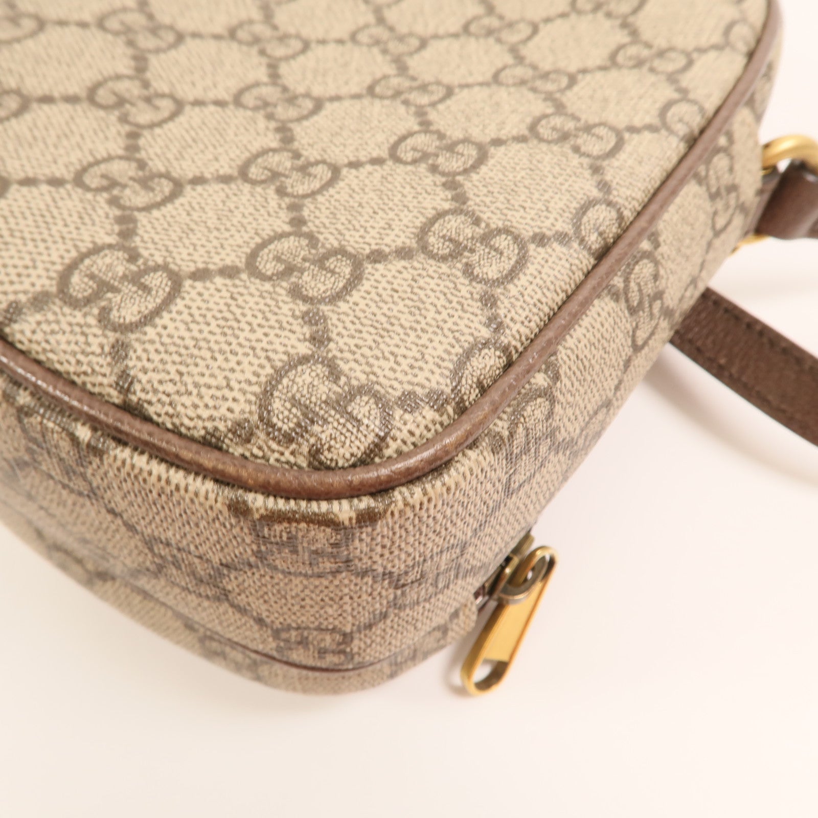 GUCCI 塗層帆布Ophidia MiniBag金扣手挽肩背兩用袋