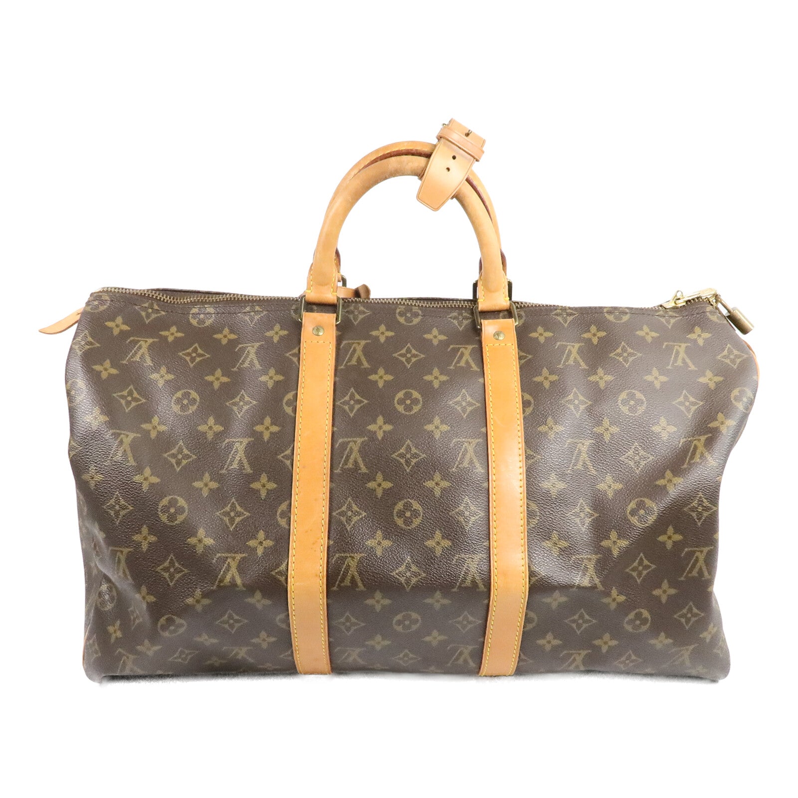 LOUIS VUITTON Monogram Keepall 50金扣手挽袋