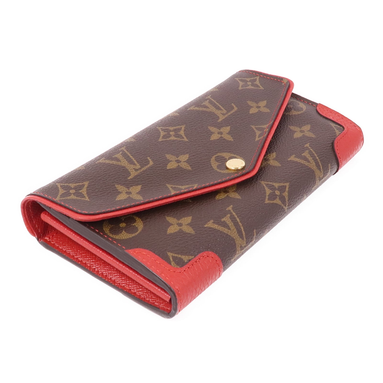 LOUIS VUITTON Monogram Sarah Retiro金扣長錢包