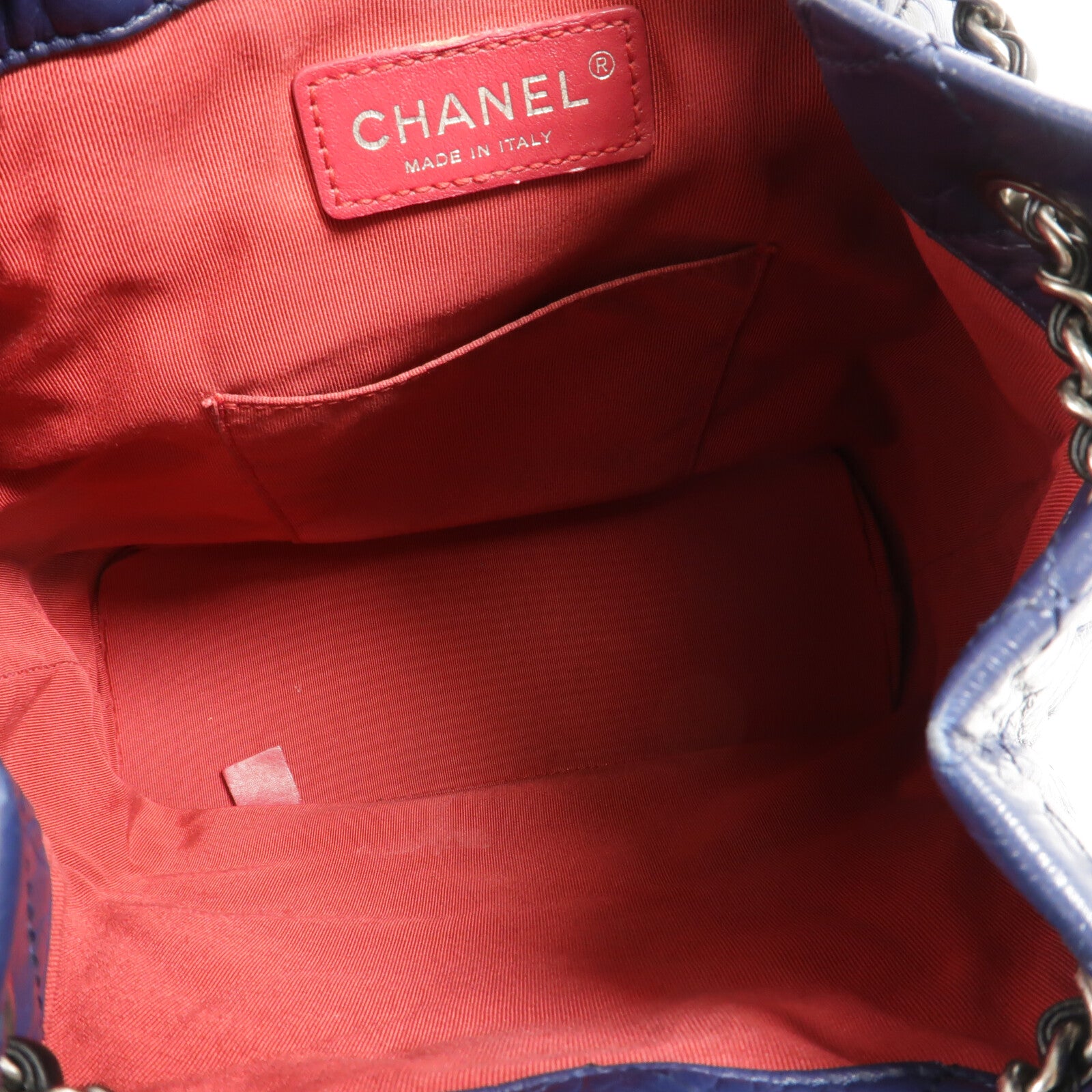 CHANEL 牛皮皮革Gabrielle Backpack鏈帶背包