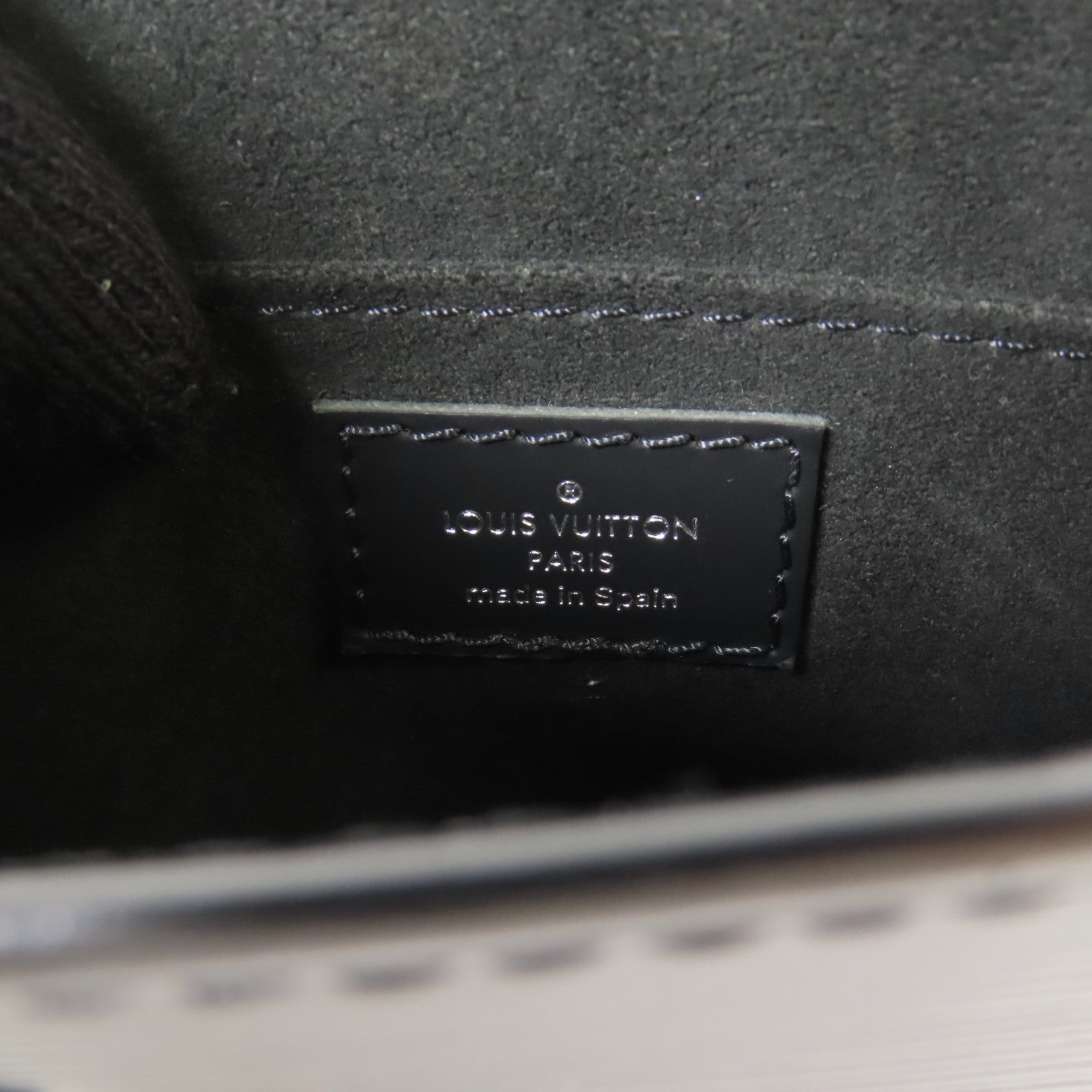 LOUIS VUITTON Epi Petit Sacplat銀扣手挽肩背兩用袋