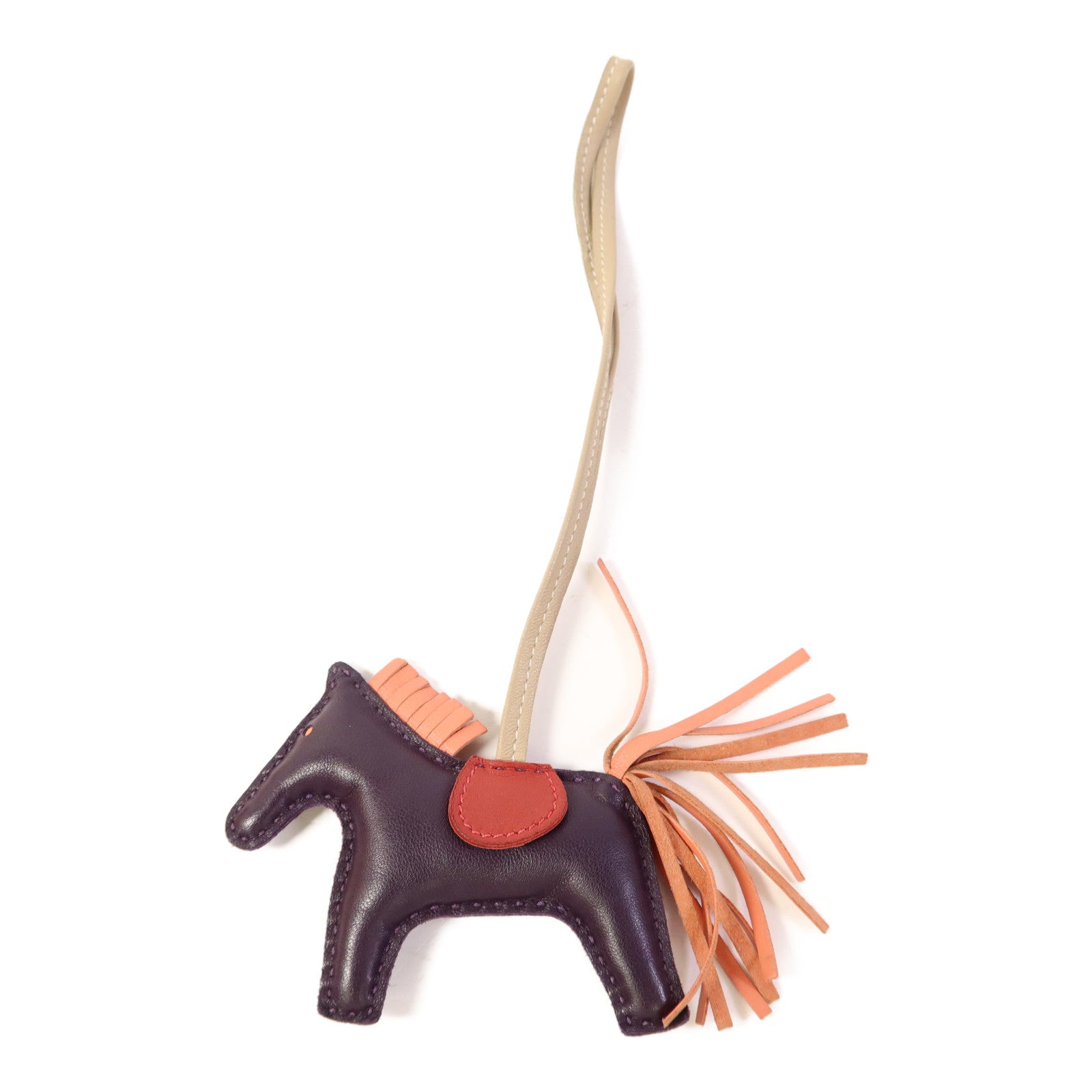 HERMES Milo皮革Rodeo PM掛飾