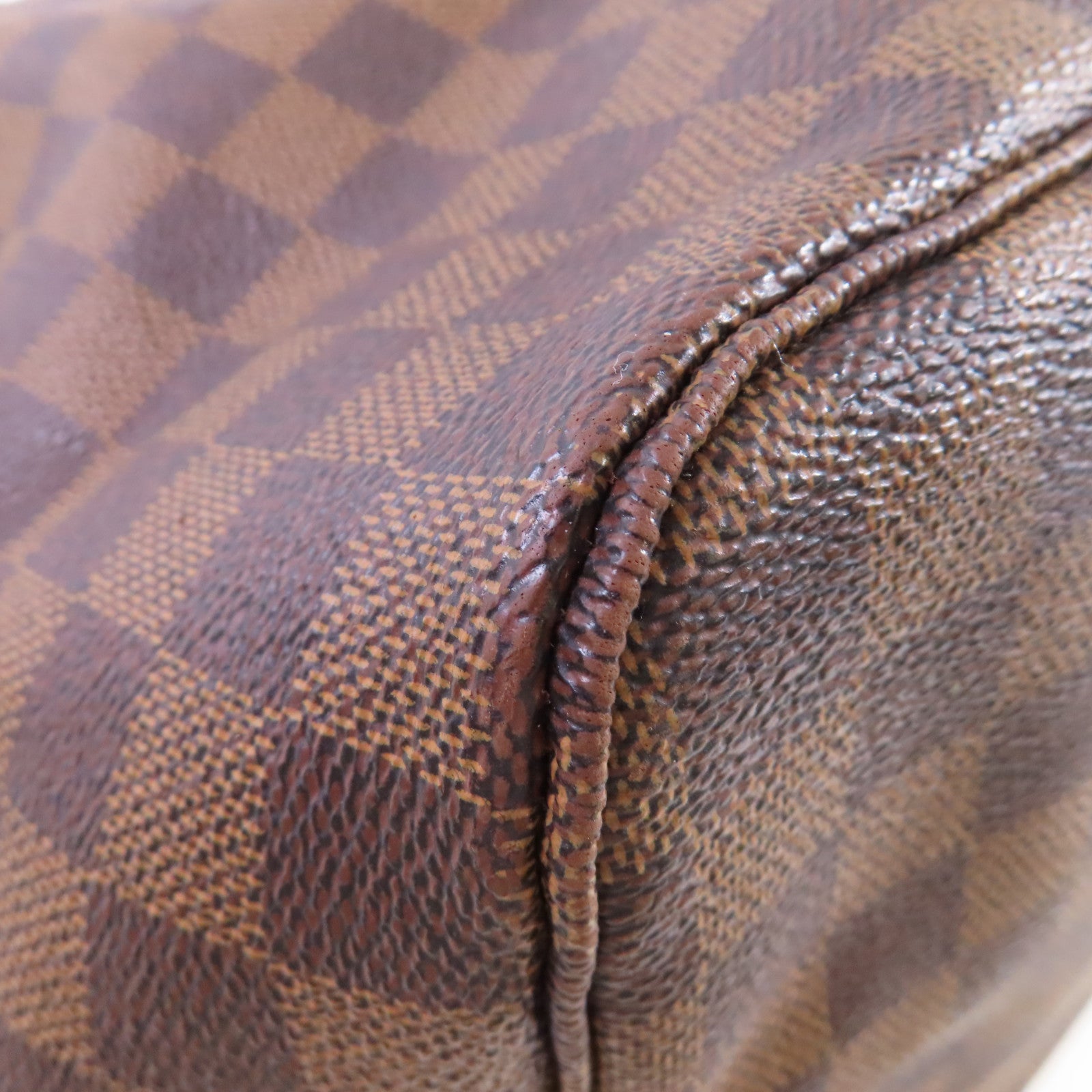 LOUIS VUITTON 【激減優惠】Damier Ebene Neverfull GM Tote Bag金扣肩背袋啡色