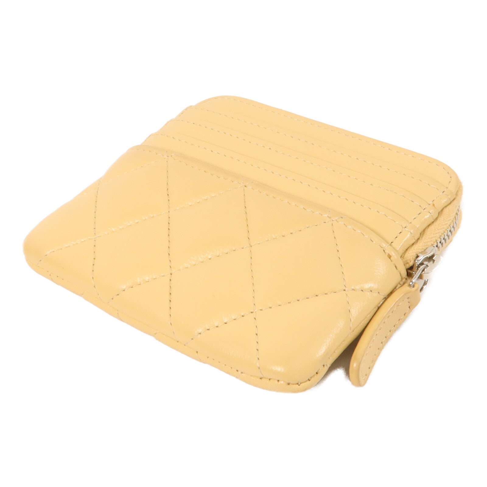 CHANEL 羊皮皮革CC Logo Card Case卡片套