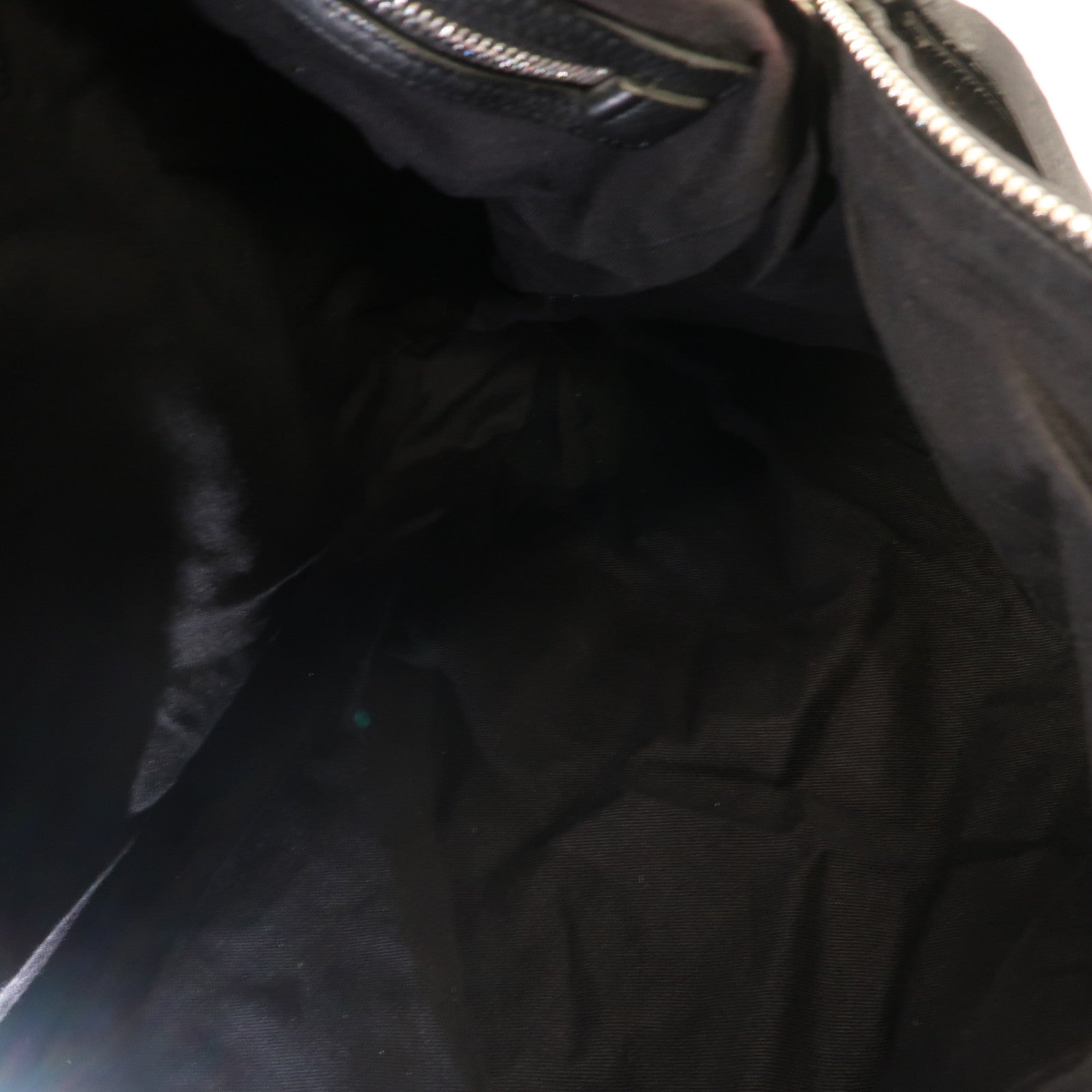 GIVENCHY 尼龍Pandora Messenger Bag銀扣手挽肩背兩用袋黑色