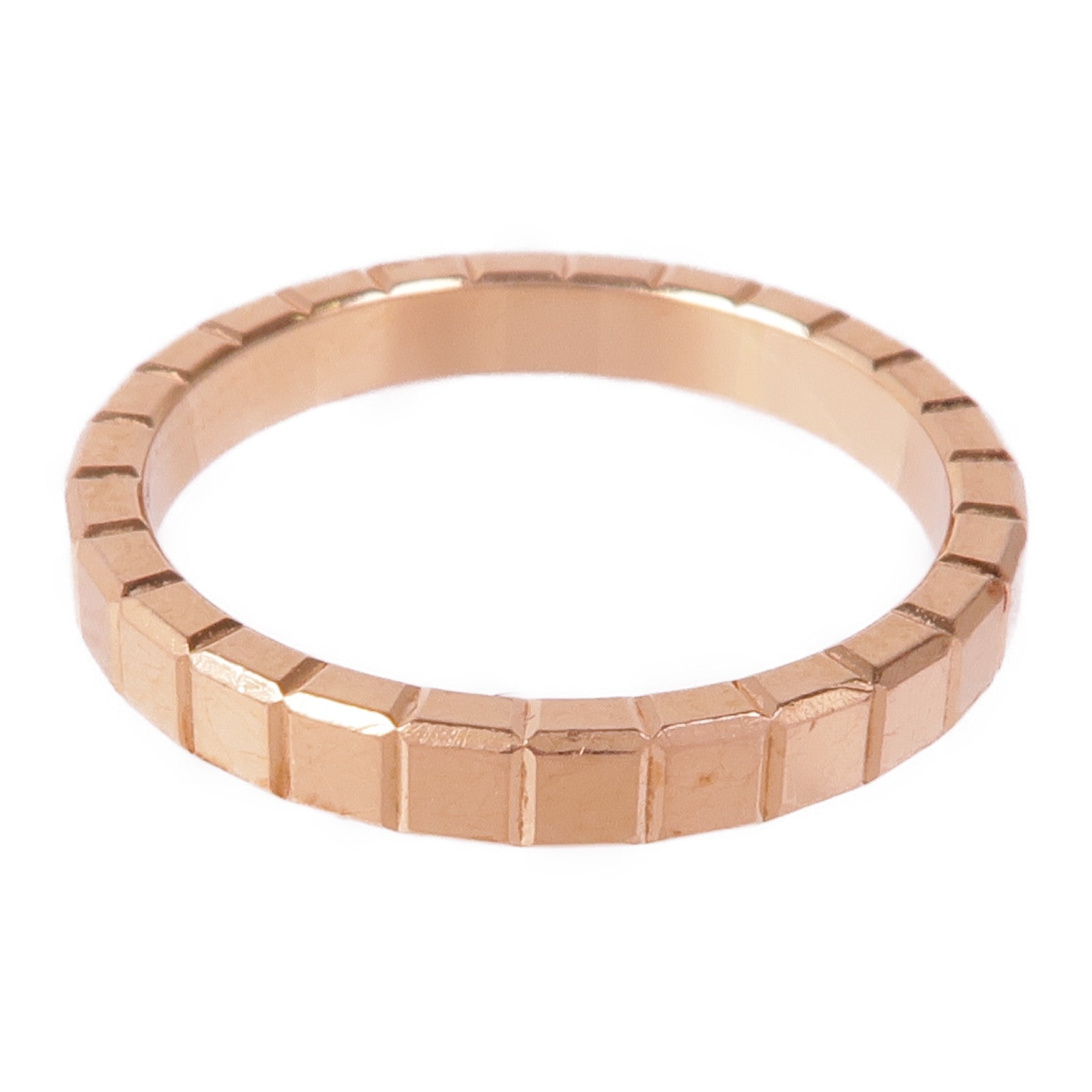 Chopard 18K玫瑰金Ice Cube Ring戒指Chopard#48/US#4.5