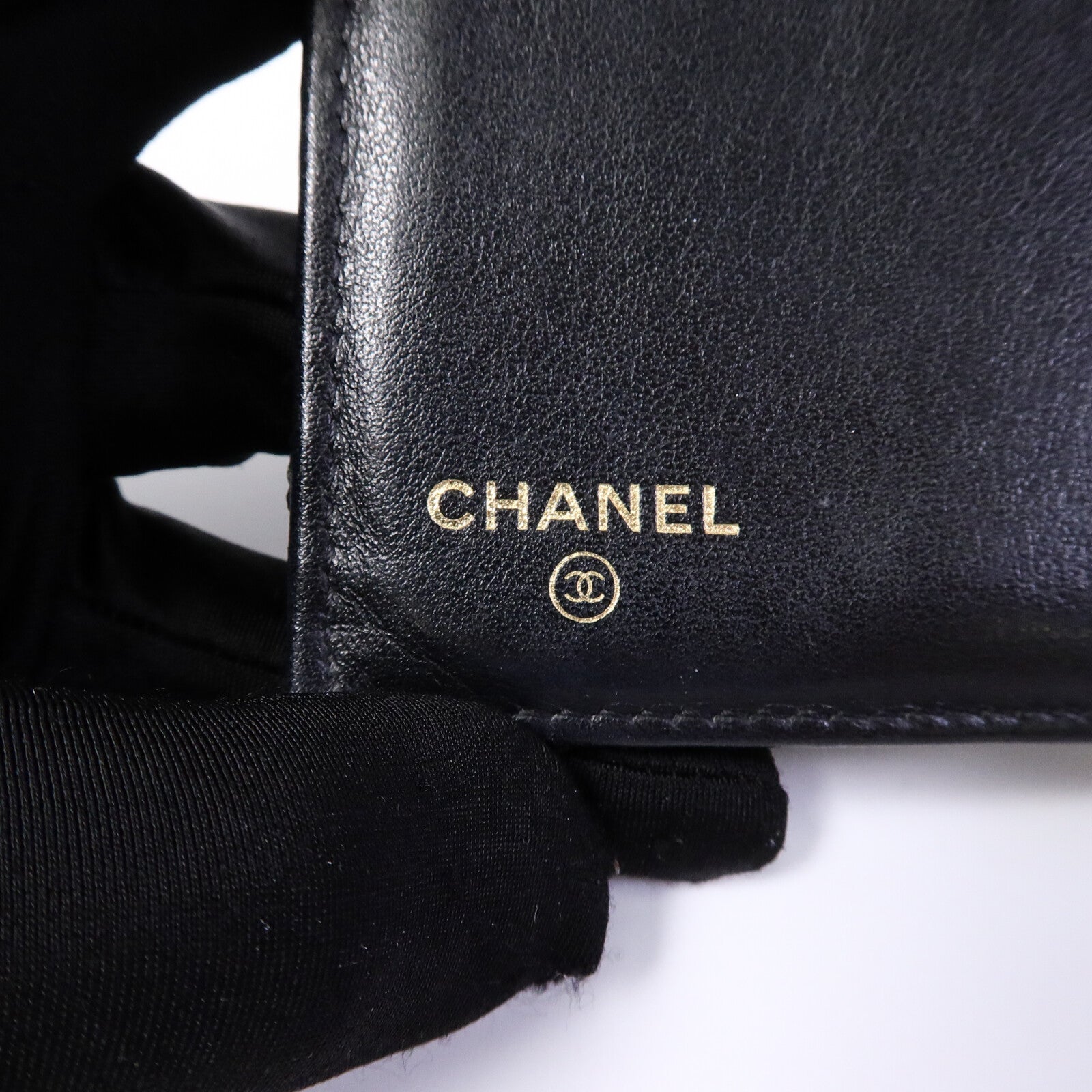 CHANEL 牛皮皮革 Fold Wallet錢包