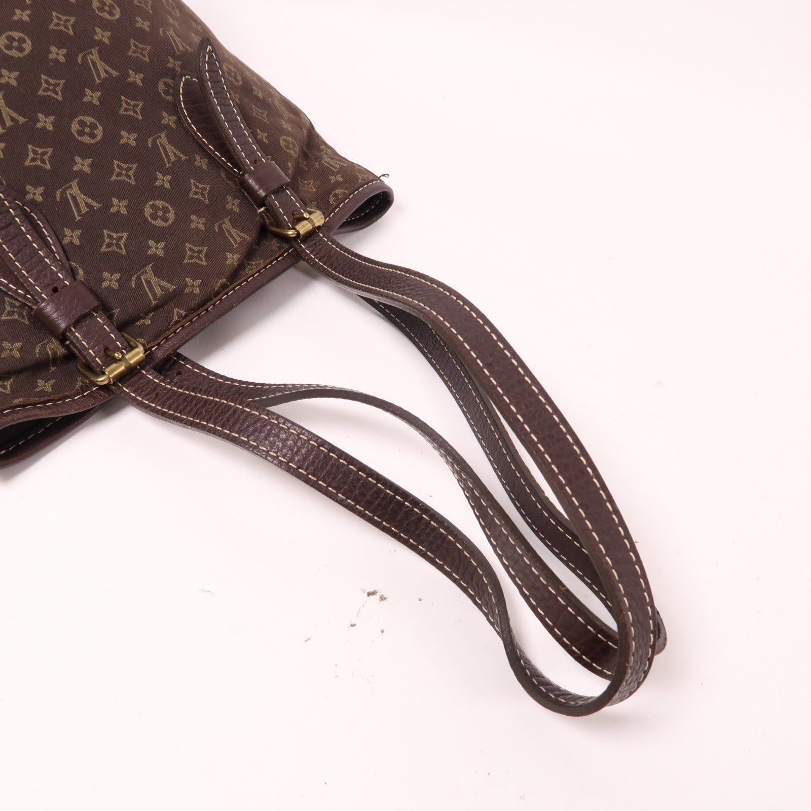 LOUIS VUITTON Monogram Idylle Bucket PM金扣手挽袋啡色