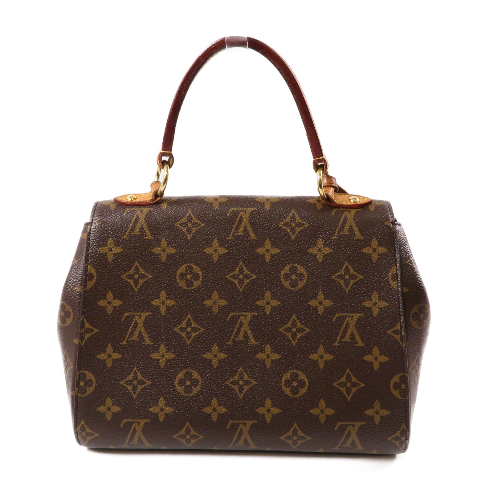 LOUIS VUITTON Monogram Cluny BB金扣手挽肩背兩用袋啡色