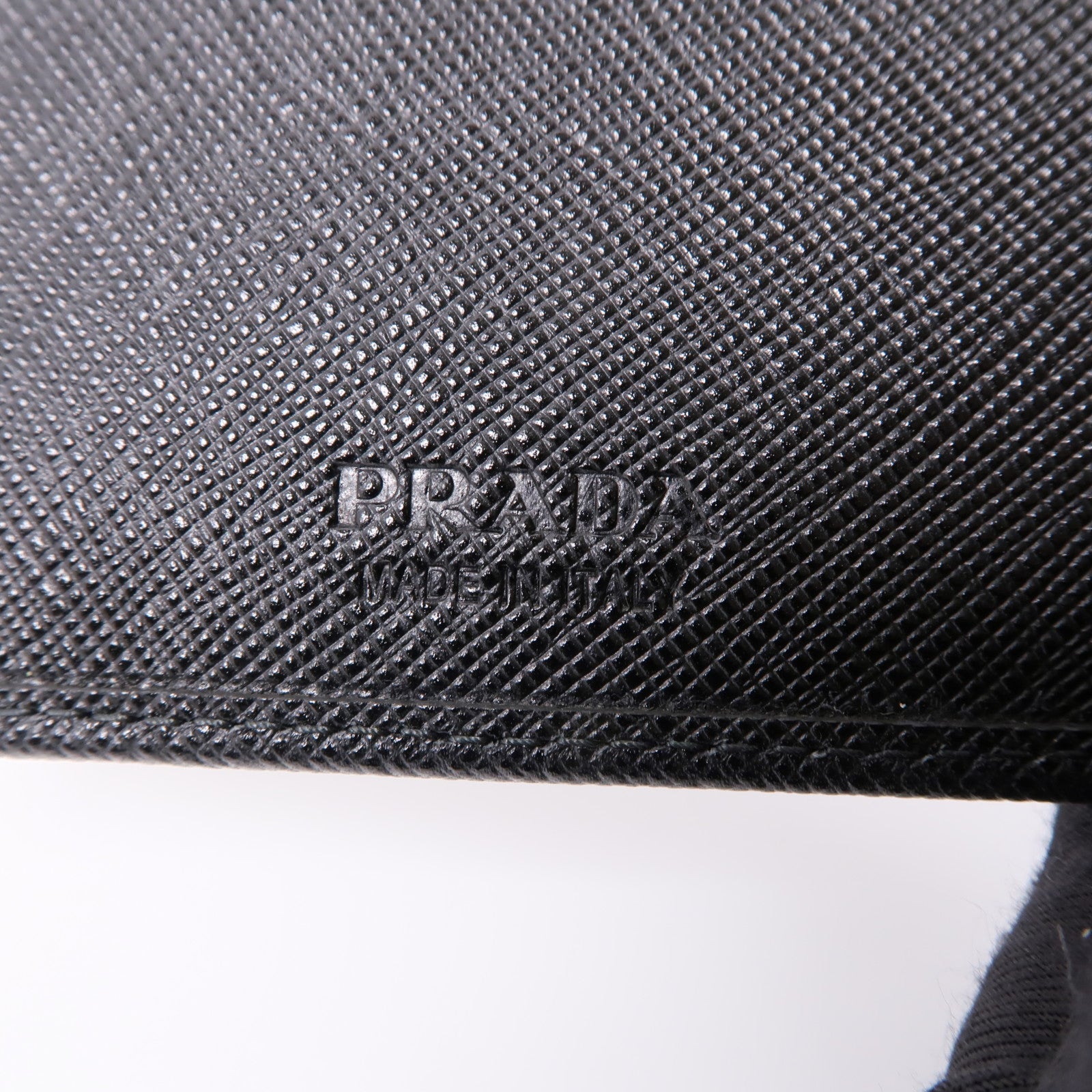 PRADA 牛皮皮革Wallet錢包黑色