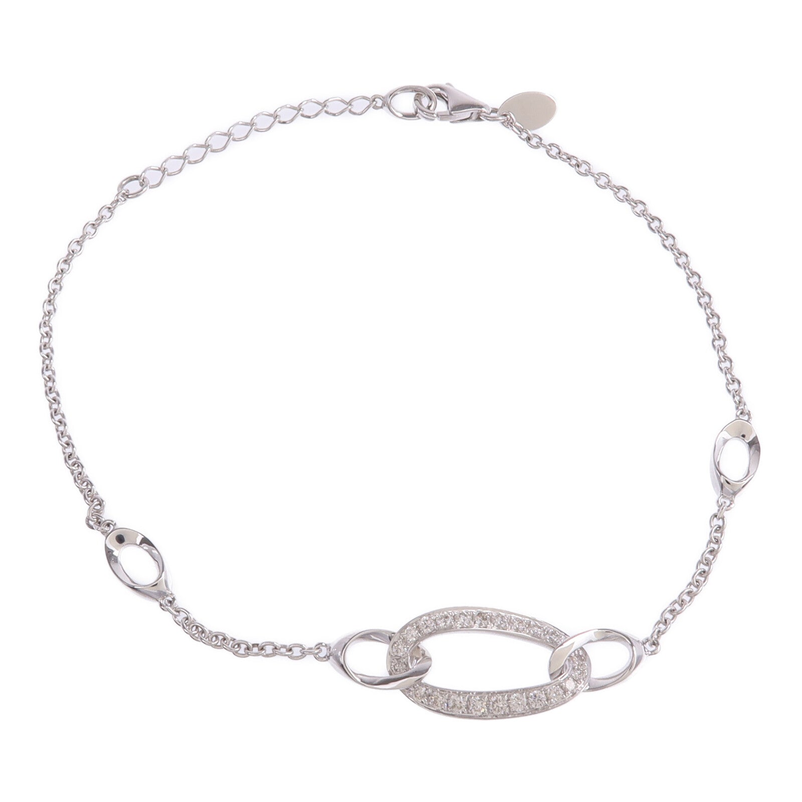 JEWELRY 【激減優惠】18K白金Diamond Bracelet鑽石手鏈
