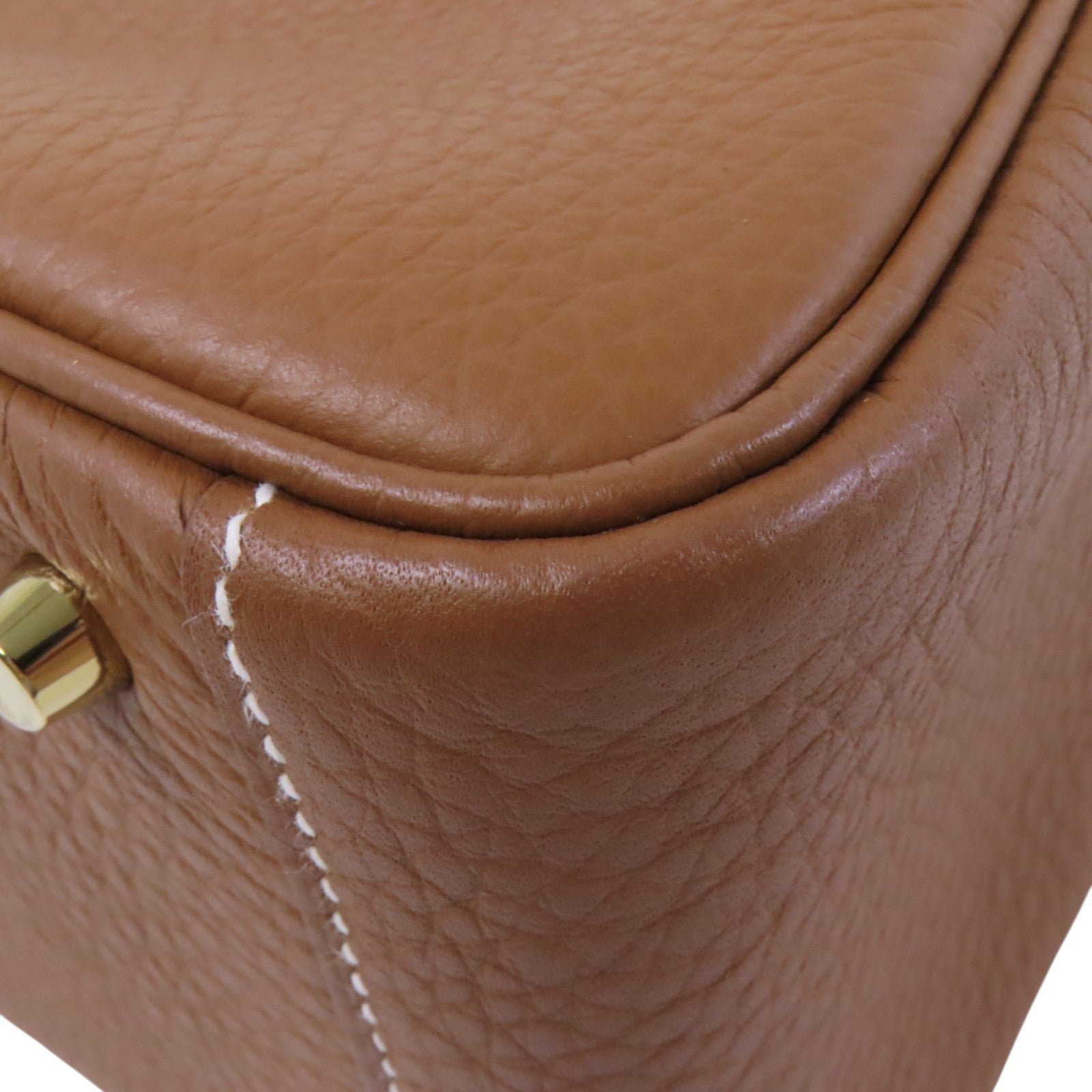 HERMES Clemence皮革Mini Lindy金扣肩背袋
