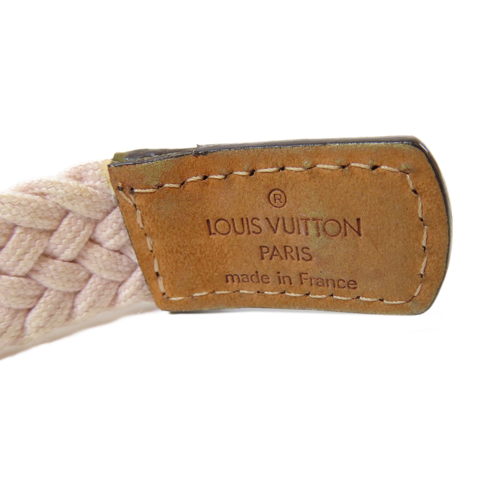 LOUIS VUITTON 【激減優惠】塗層帆布/棉質Bracelet金扣手鐲#17cm