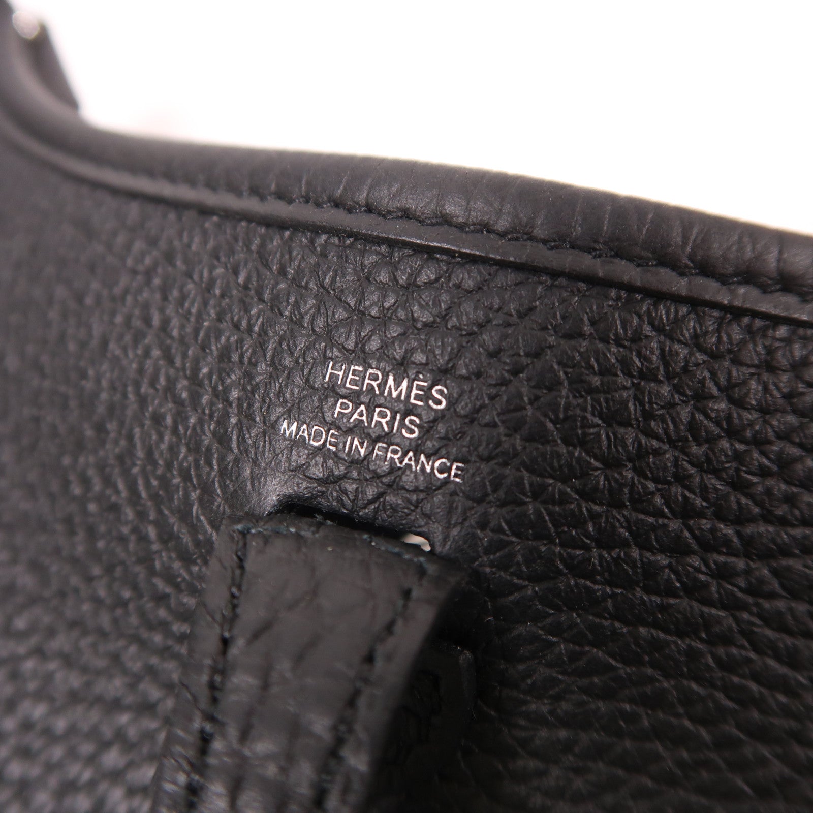 HERMES Clemence皮革Evelyne TPM銀扣肩背袋
