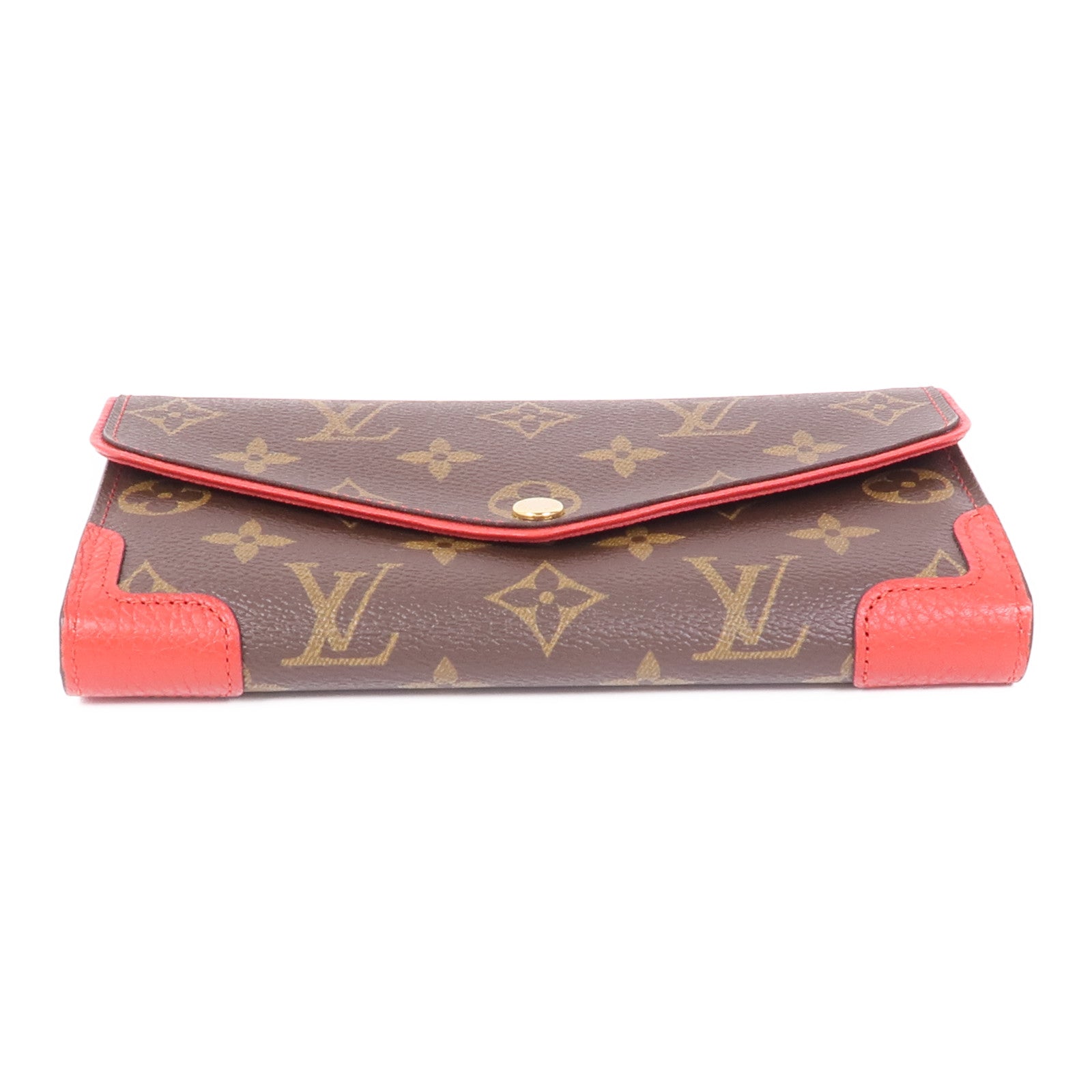 LOUIS VUITTON Monogram Sarah Retiro金扣長錢包