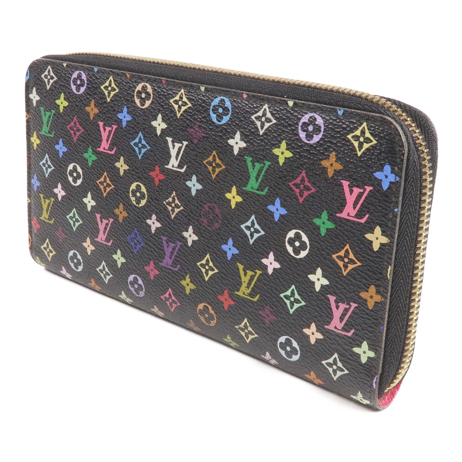 LOUIS VUITTON Monogram Multicolore Zipper Long Wallet金扣長錢包