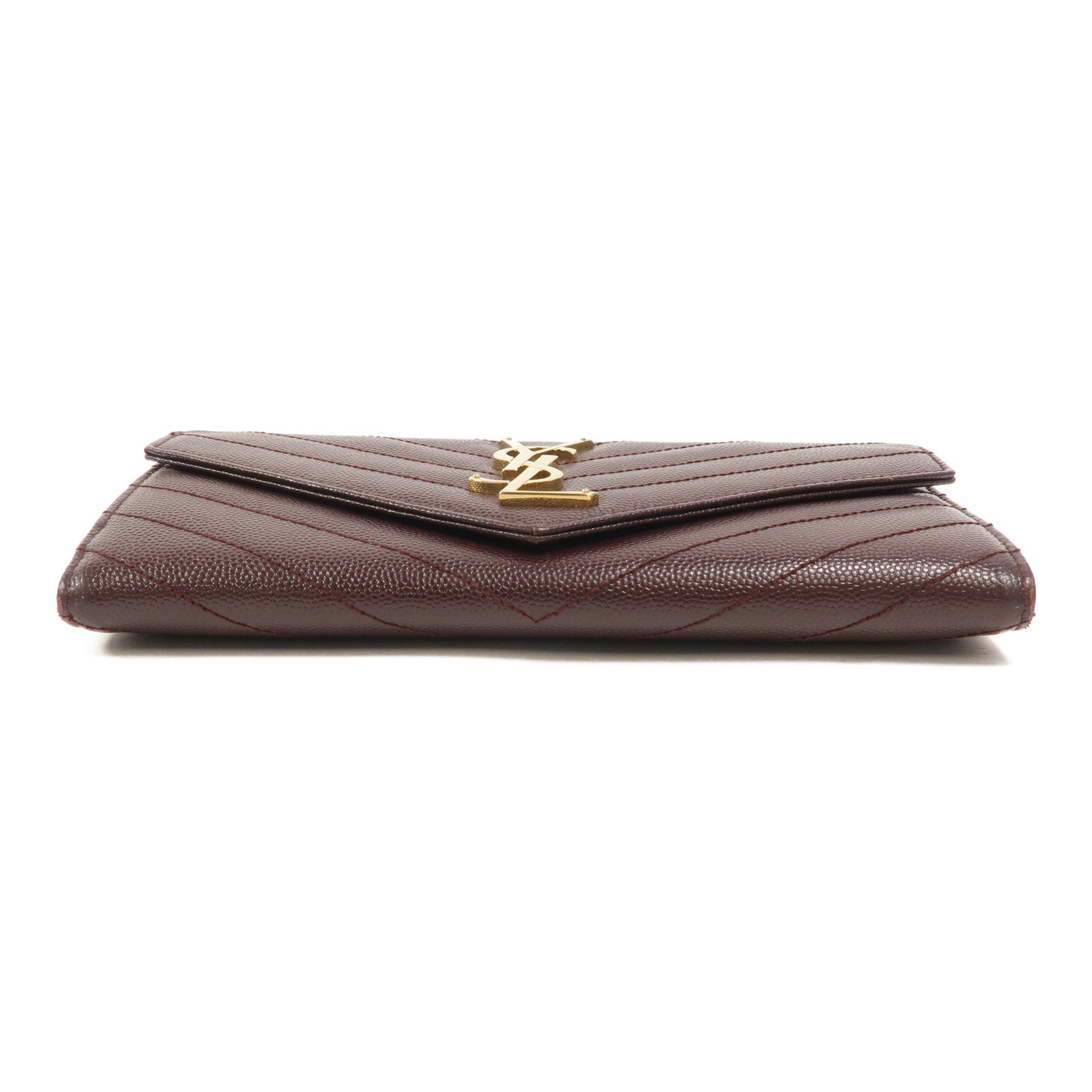 SAINT LAURENT 牛皮皮革Long Envelope Wallet長錢包