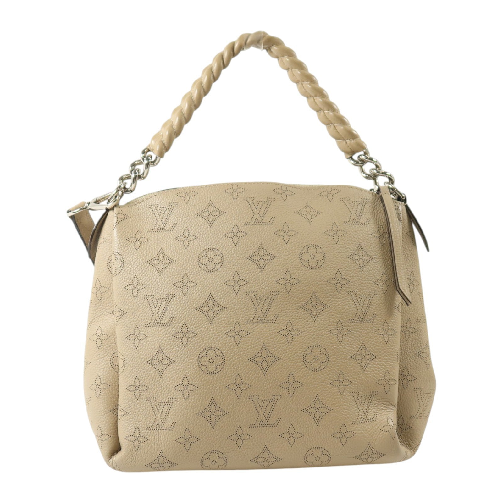 LOUIS VUITTON Mahina Babylon Chain BB銀扣手挽肩背兩用袋