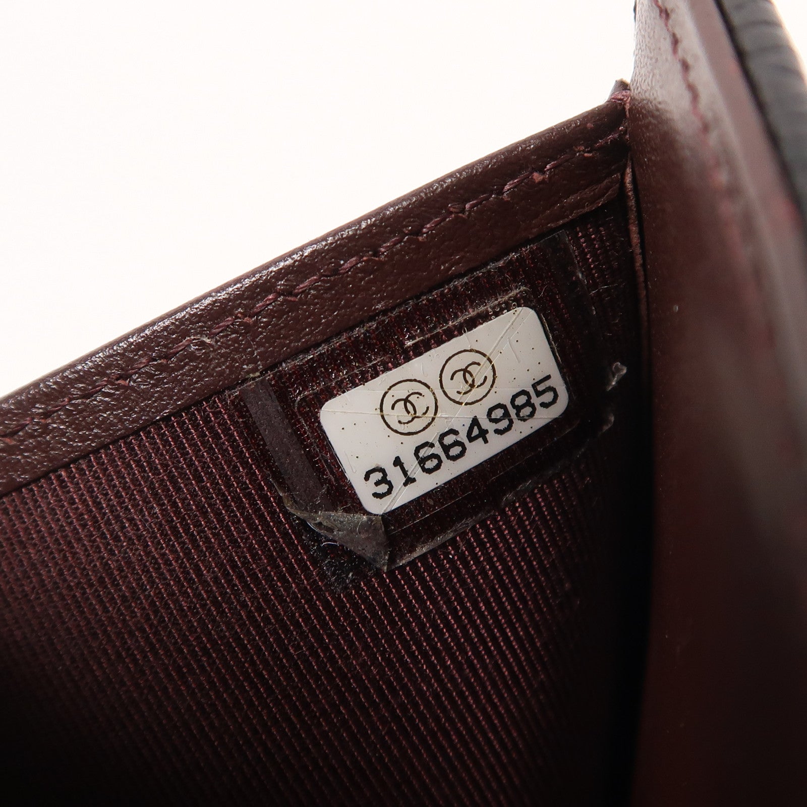 CHANEL 牛皮皮革Wallet銀扣錢包