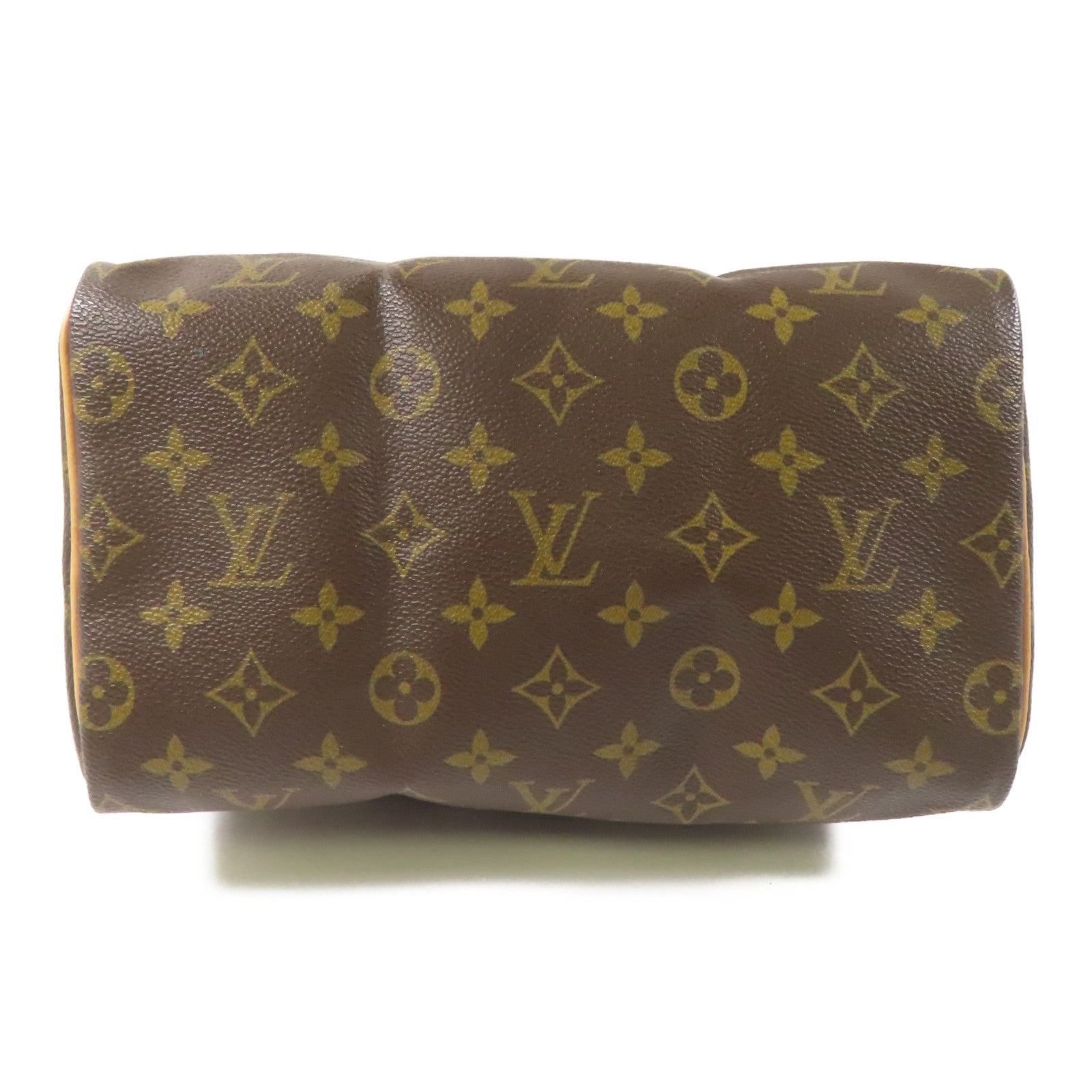 LOUIS VUITTON Monogram Speedy 25金扣手挽袋啡色