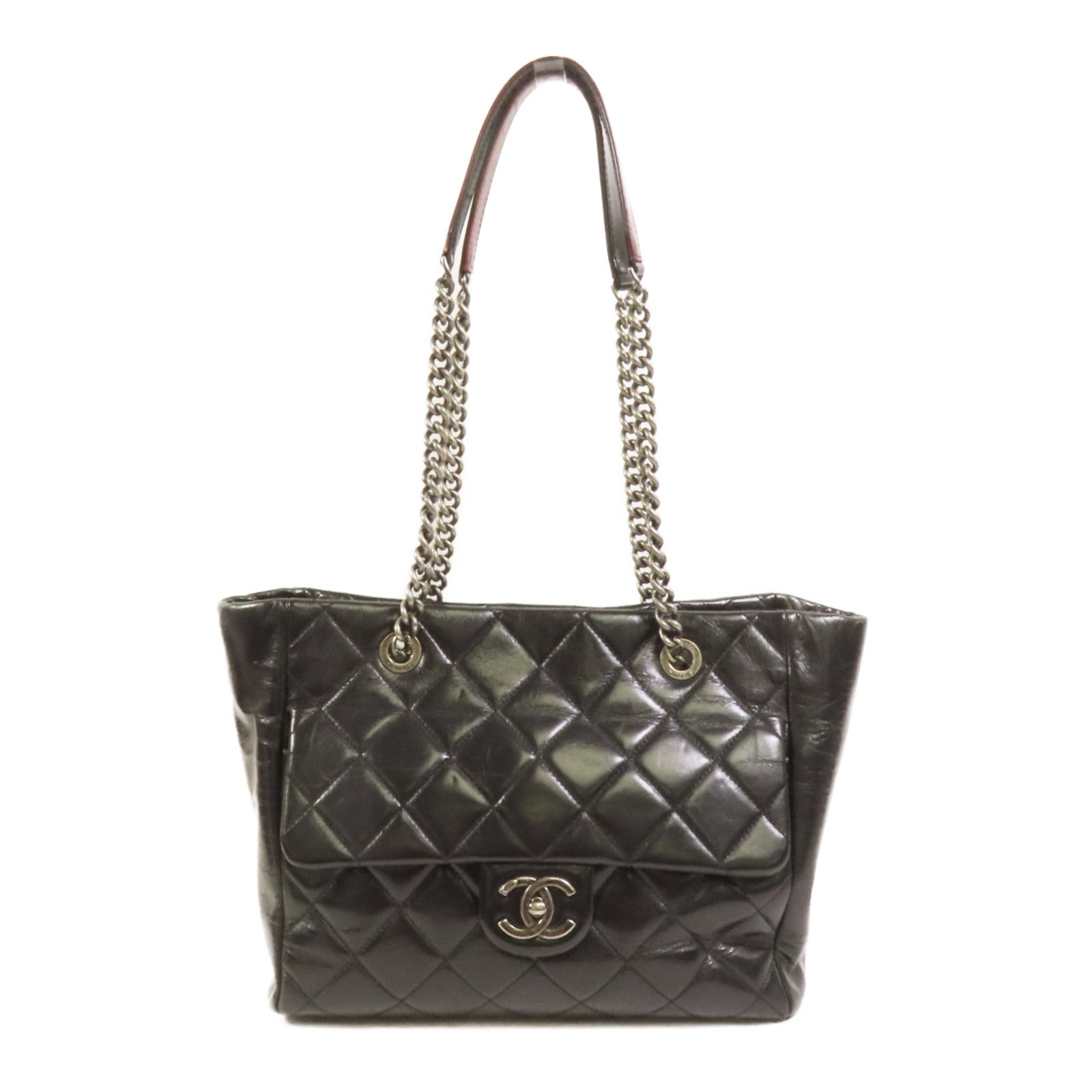 CHANEL 牛皮皮革Chain Shoulder肩背袋