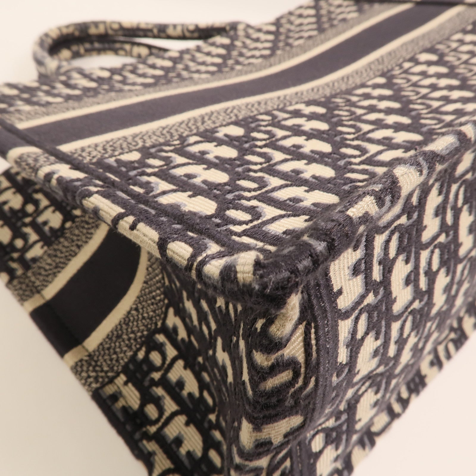 Dior Oblique Canvas帆布Book Tote Medium銀扣手挽袋