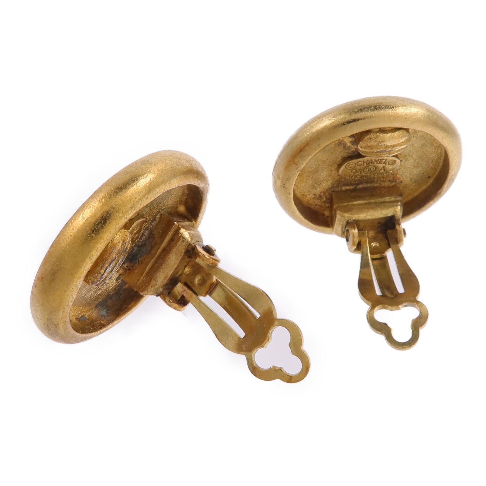 CHANEL 金屬Vintage Clip-On Earrings耳環