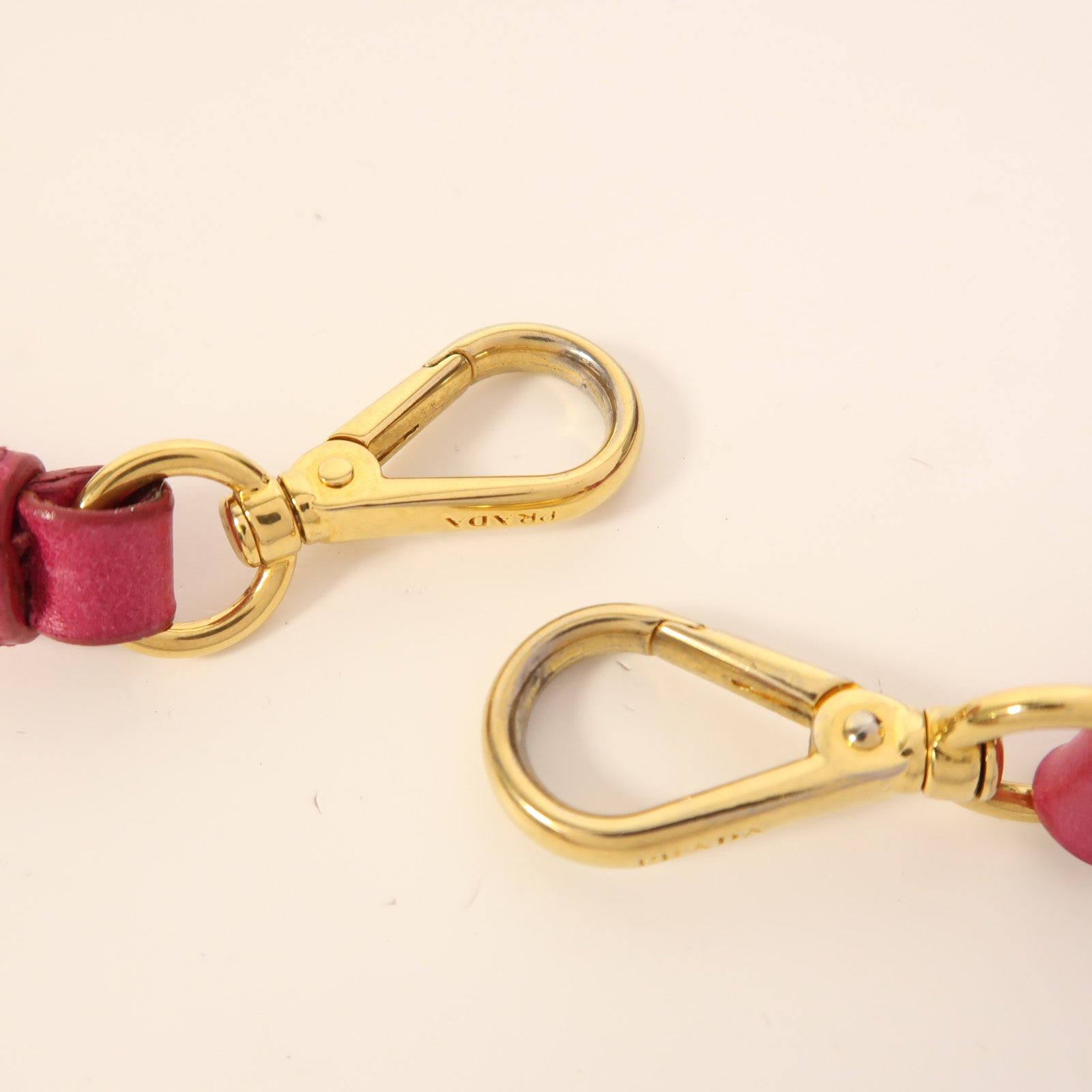 PRADA 牛皮皮革2 Way Shoulder金扣手挽肩背兩用袋