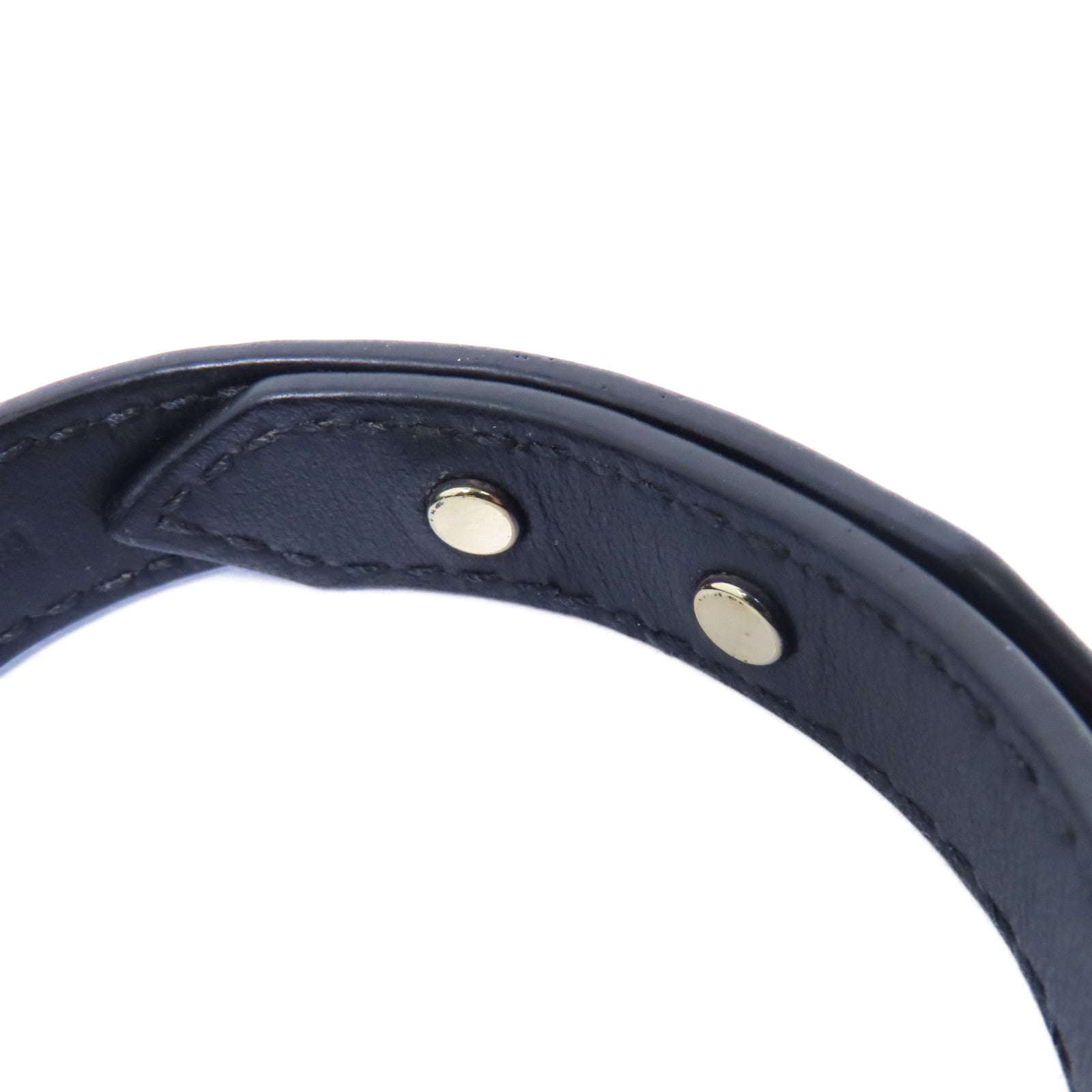 LOUIS VUITTON 【激減優惠】牛皮皮革Iconic Bracelet手帶啡色/金色