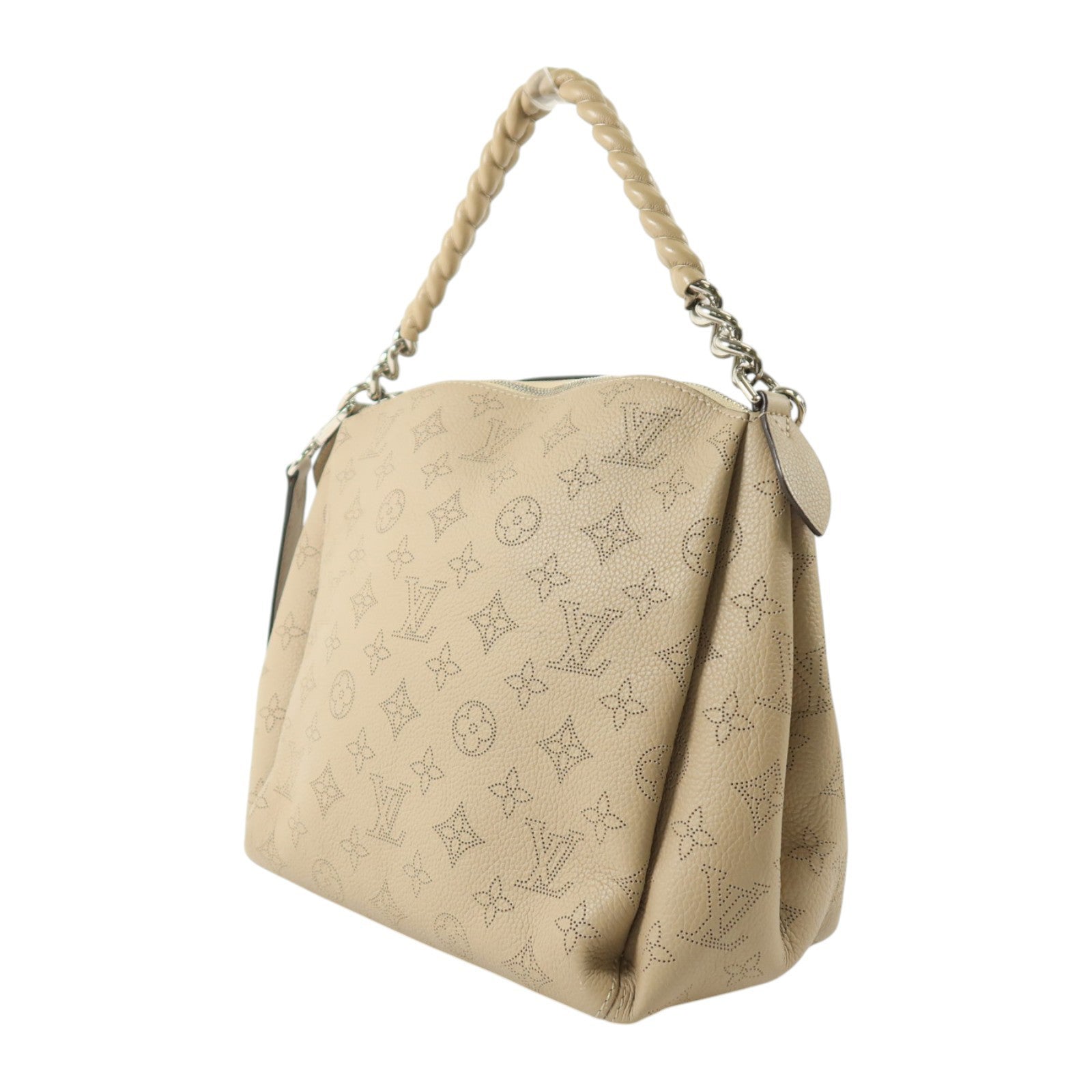 LOUIS VUITTON Mahina Babylon Chain BB銀扣手挽肩背兩用袋