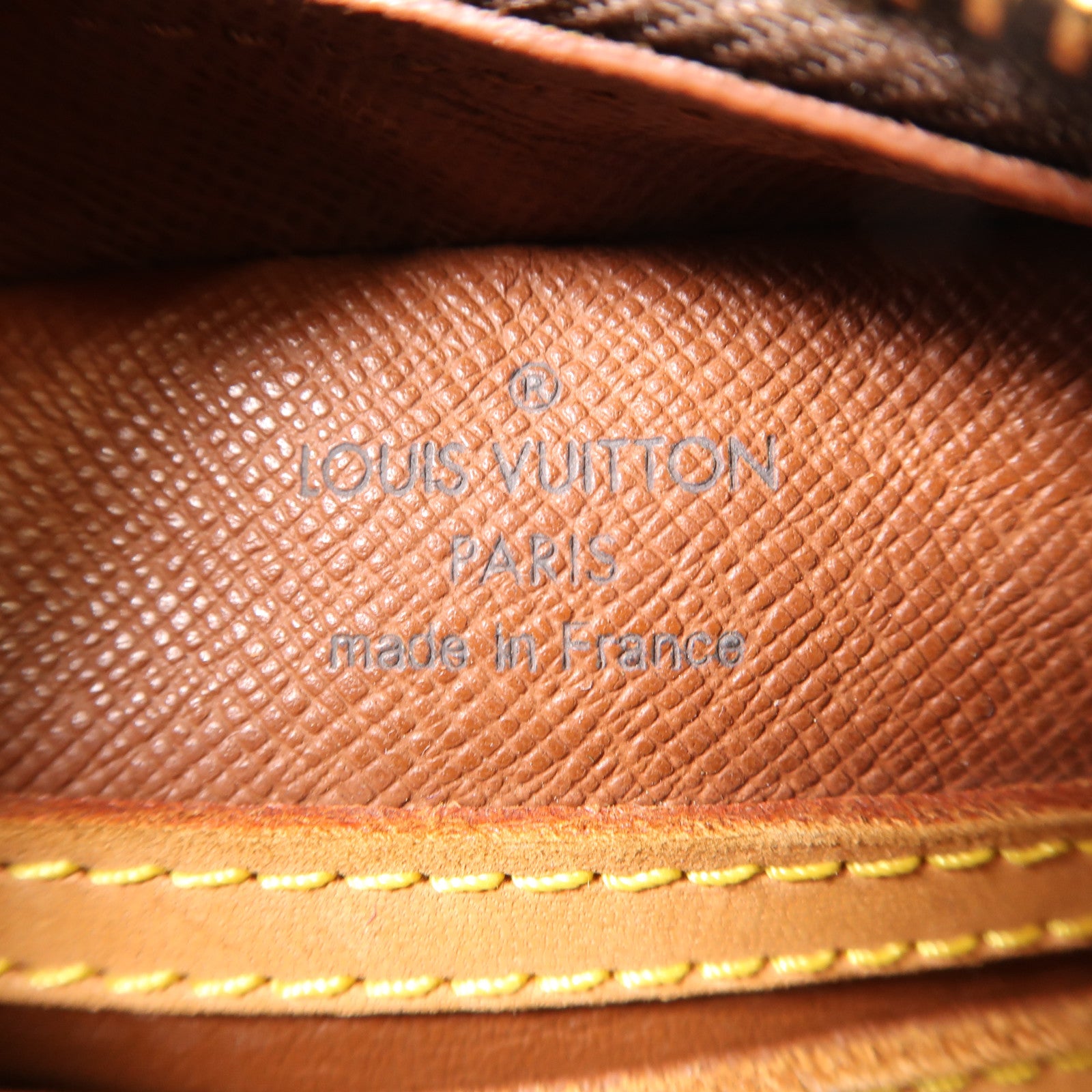 LOUIS VUITTON Monogram Blois金扣肩背袋棕色
